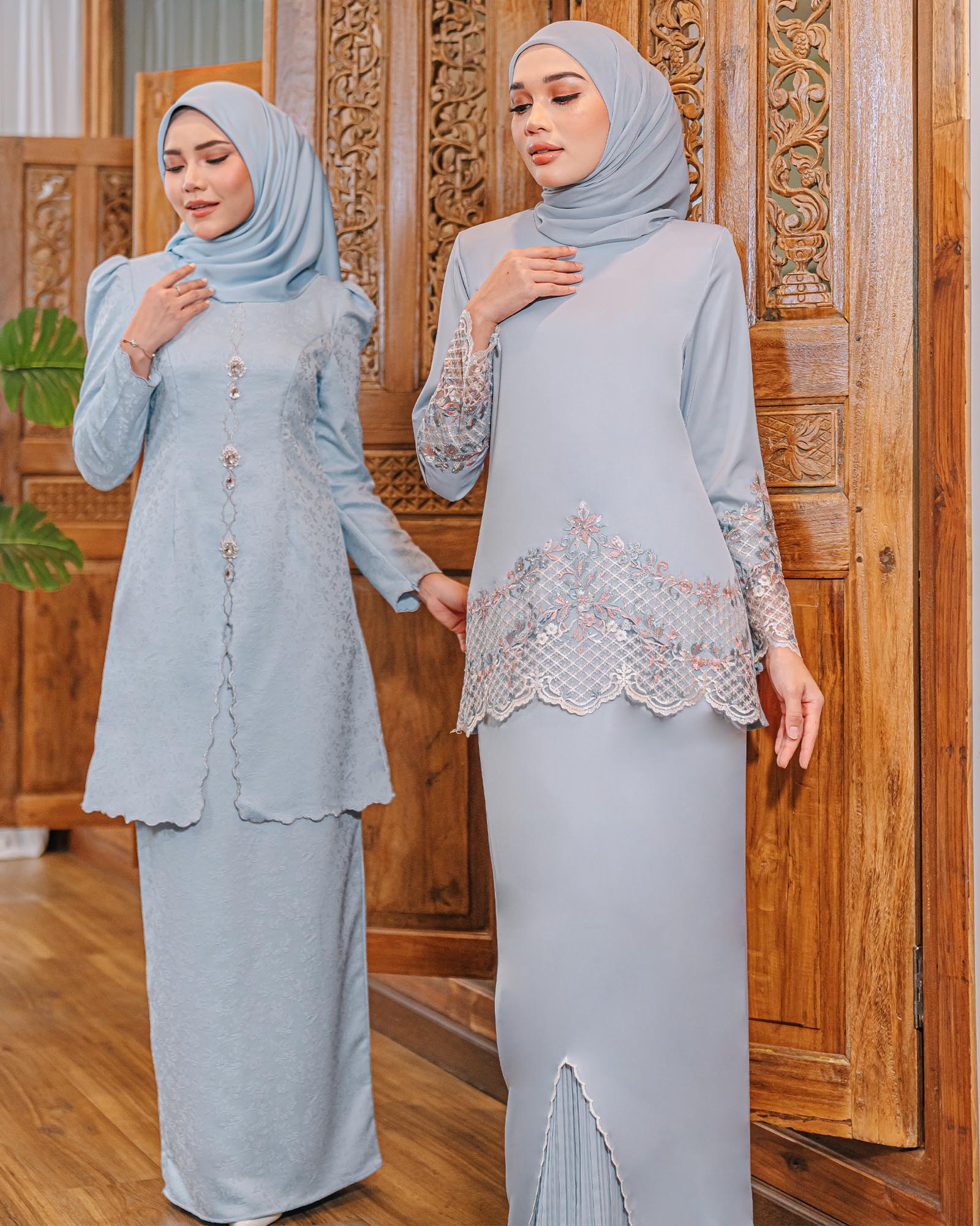 BH20 Kebaya Diana (Baby Blue) - Image 4