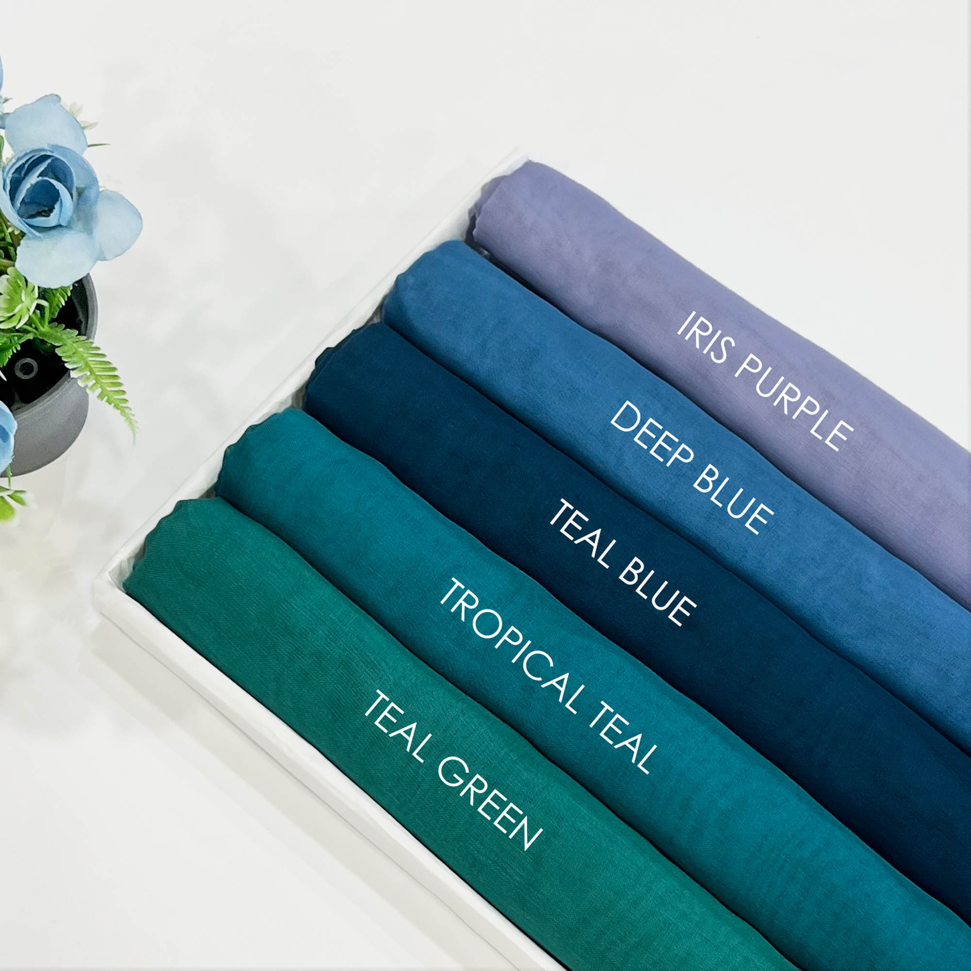 Bawal Safeeya Luxe BH76 (Teal Blue) - Image 2