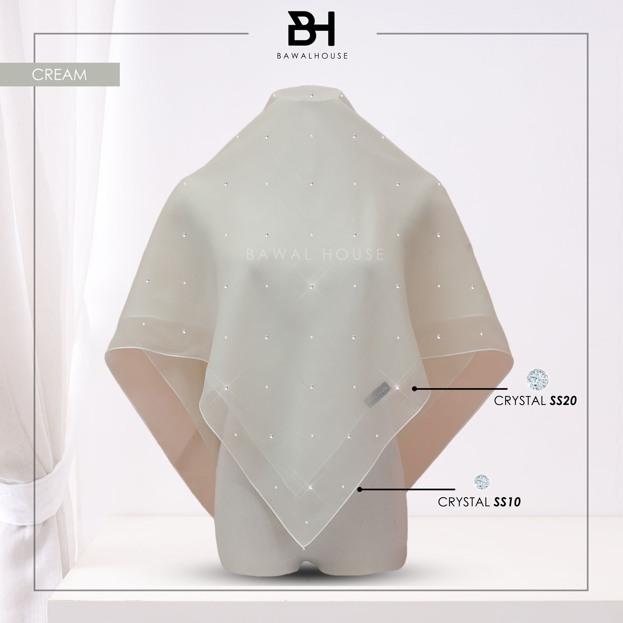 Bawal Mix Clara BH04 (Cream)