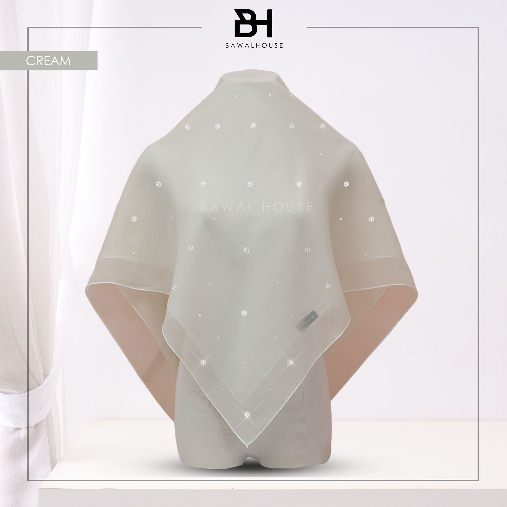 Bawal Mini Rosa BH04 (Cream)