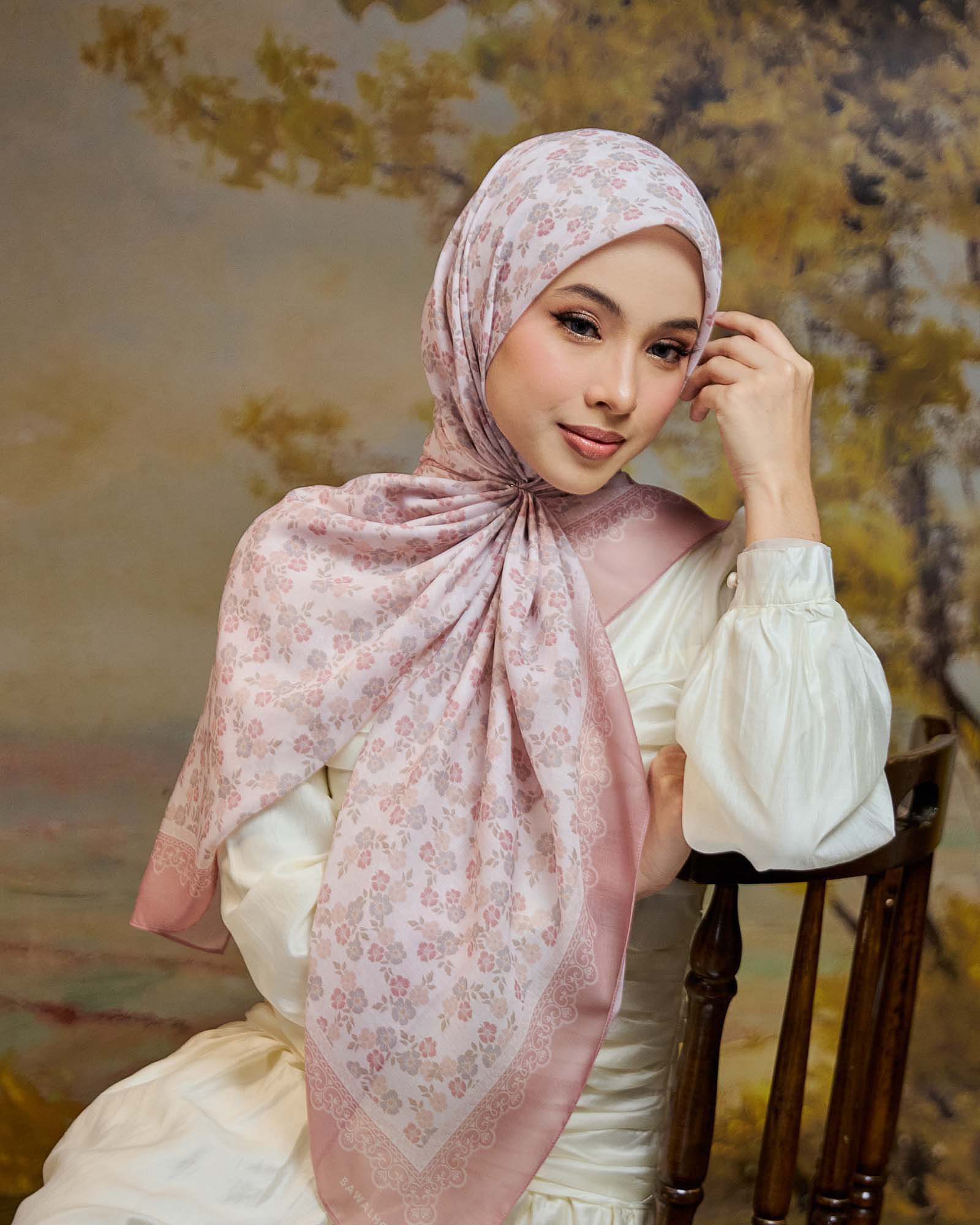 BH07 Dhea Cotton Voile (Rosella) - Image 3