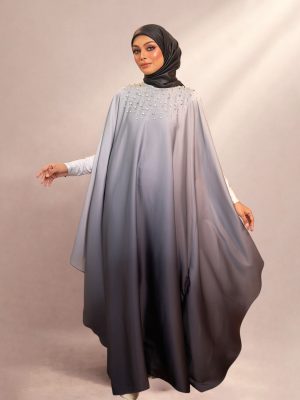 BH44 Eshma Abaya (Blackish Grey)
