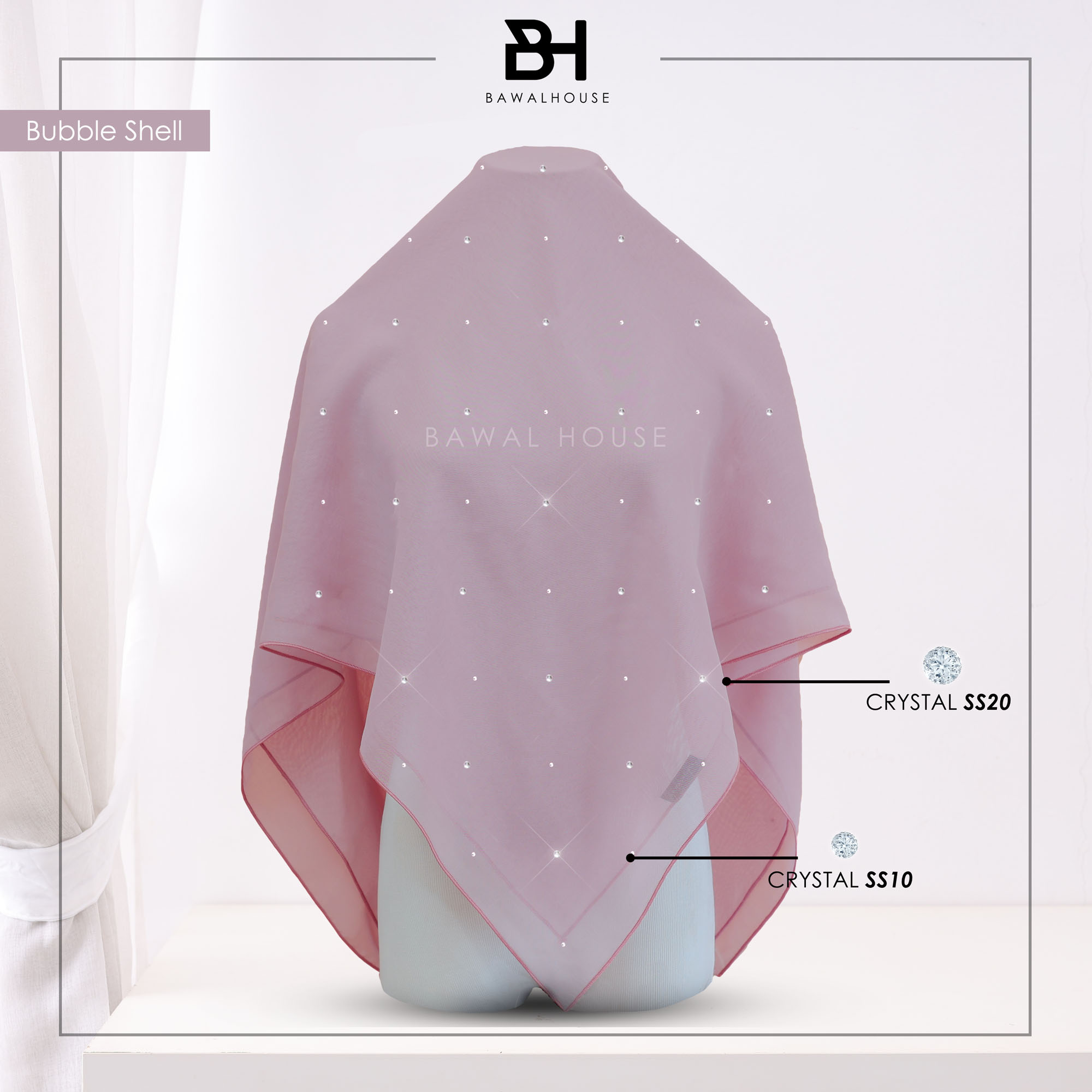 Bawal Mix Clara BH36 (Bubble Shell)