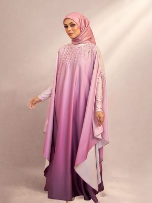 BH46 Eshma Abaya (Heather Mauve)