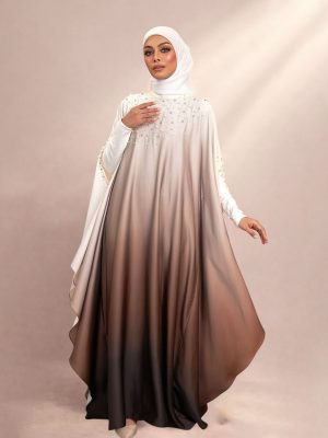 BH43 Eshma Abaya (Mocha Brown)