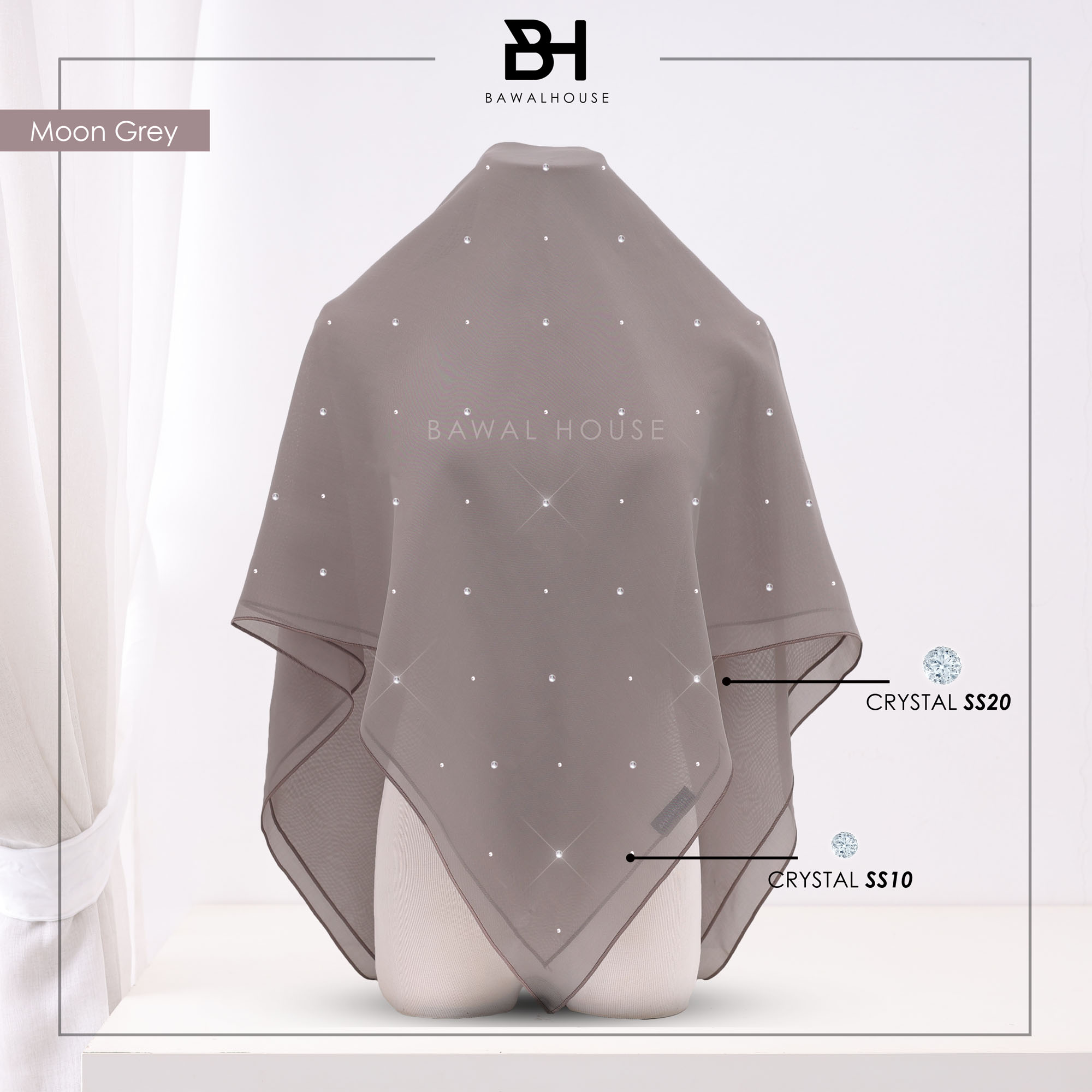 Bawal Mix Clara BH99.9 (Moon Grey)