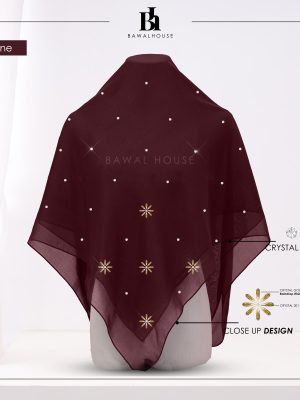 Bawal Rania Luxe BH49 (Dark Wine)