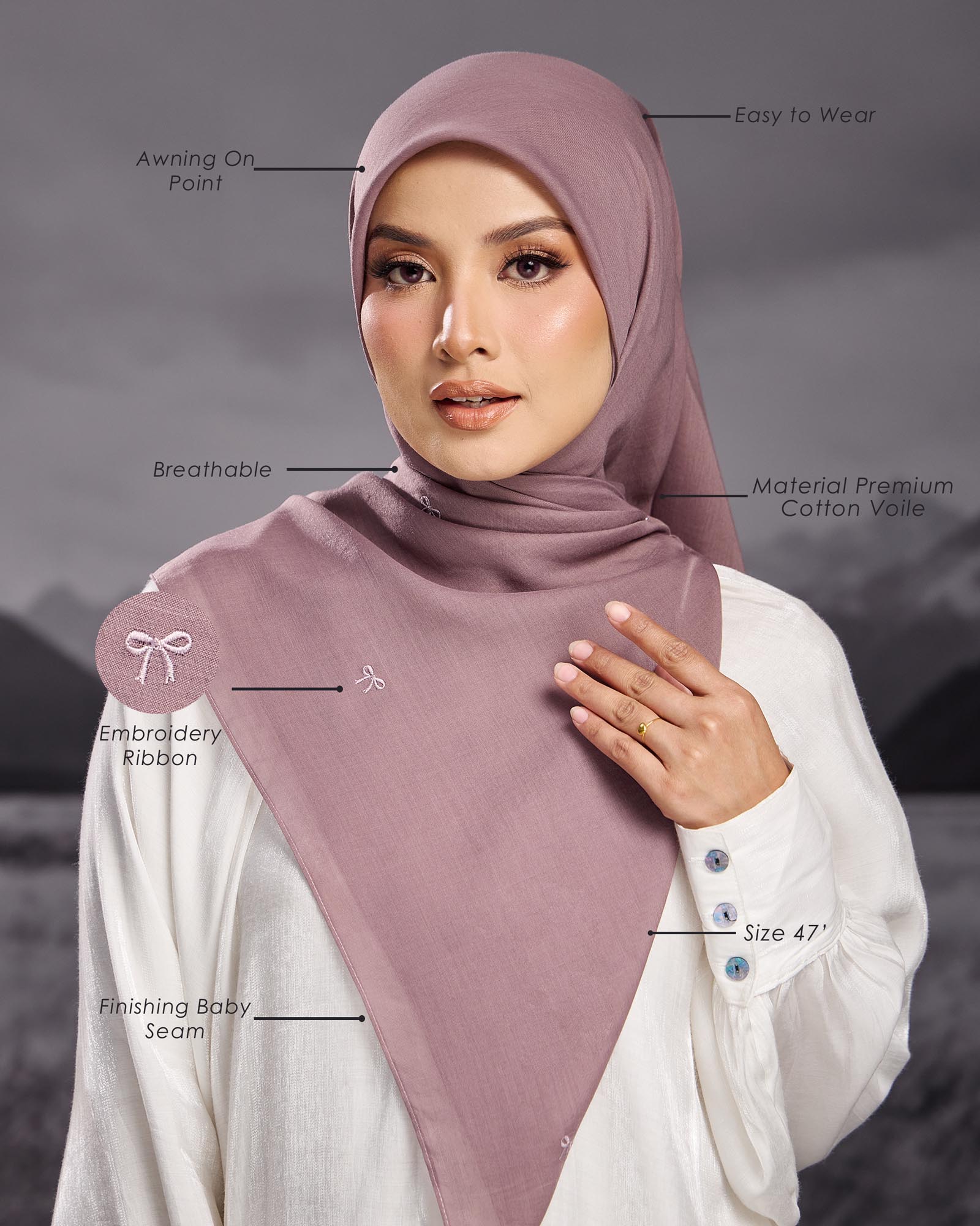 Bawal Laara BH15 (Dusty Purple) - Image 5