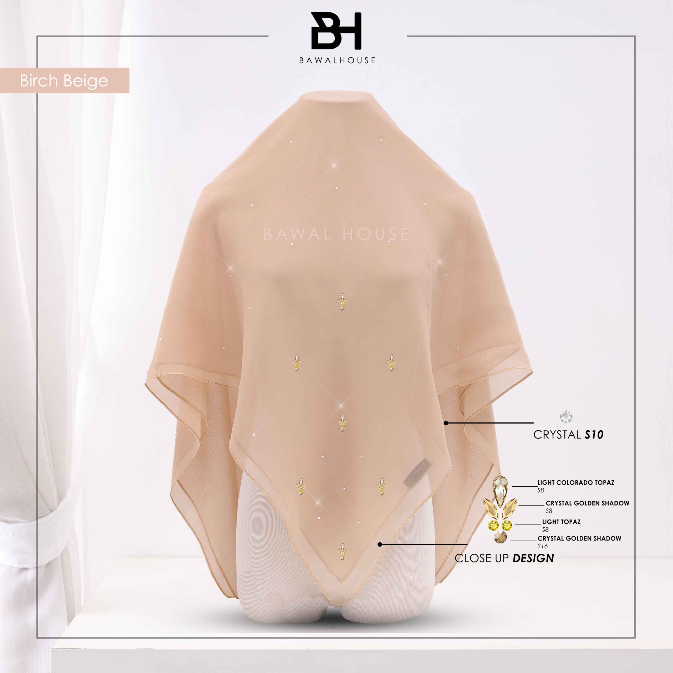 Bawal Zaheera Luxe BH25 (Birch Beige)