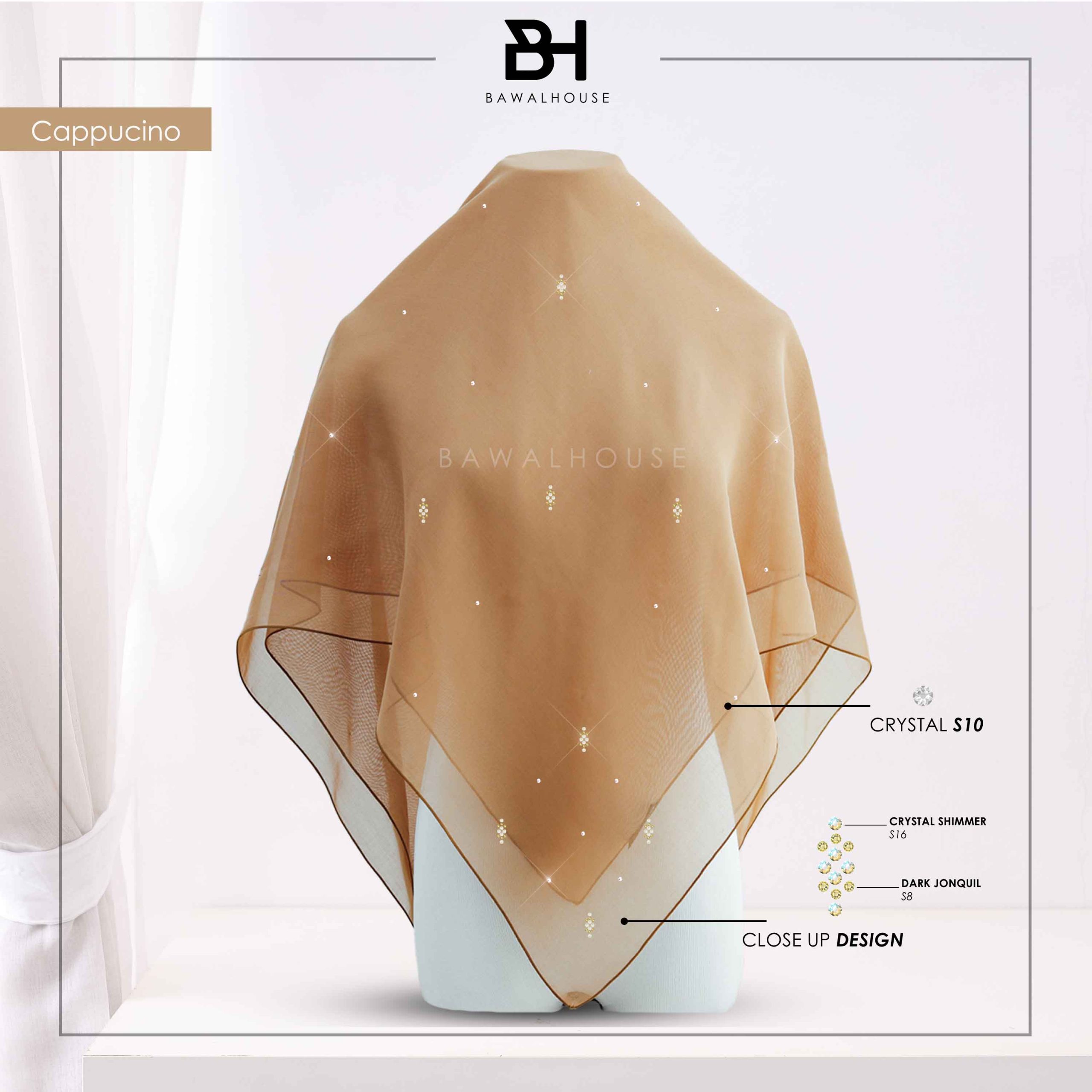 Bawal Qameela Luxe BH20 (Cappucino)