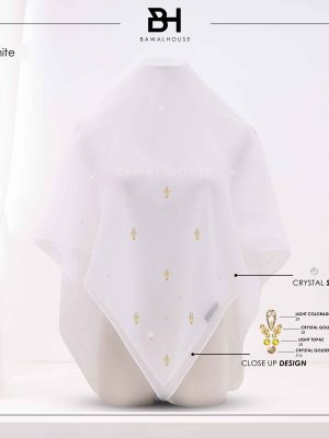 Bawal Zaheera Luxe BH02 (Pure White)
