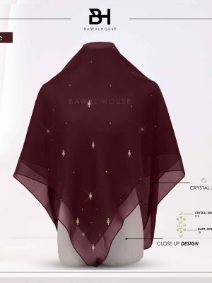 Bawal Qameela Luxe BH32 (Dark Wine)