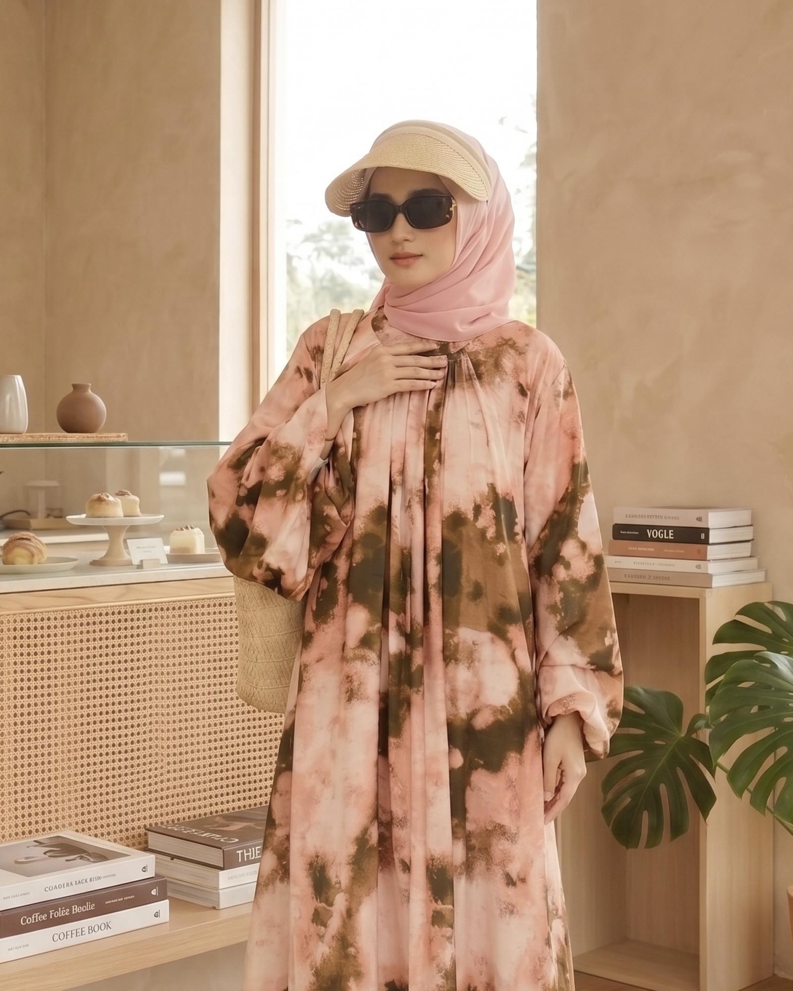 BH06 Emma Dress (Cocoa Peach) - Image 3