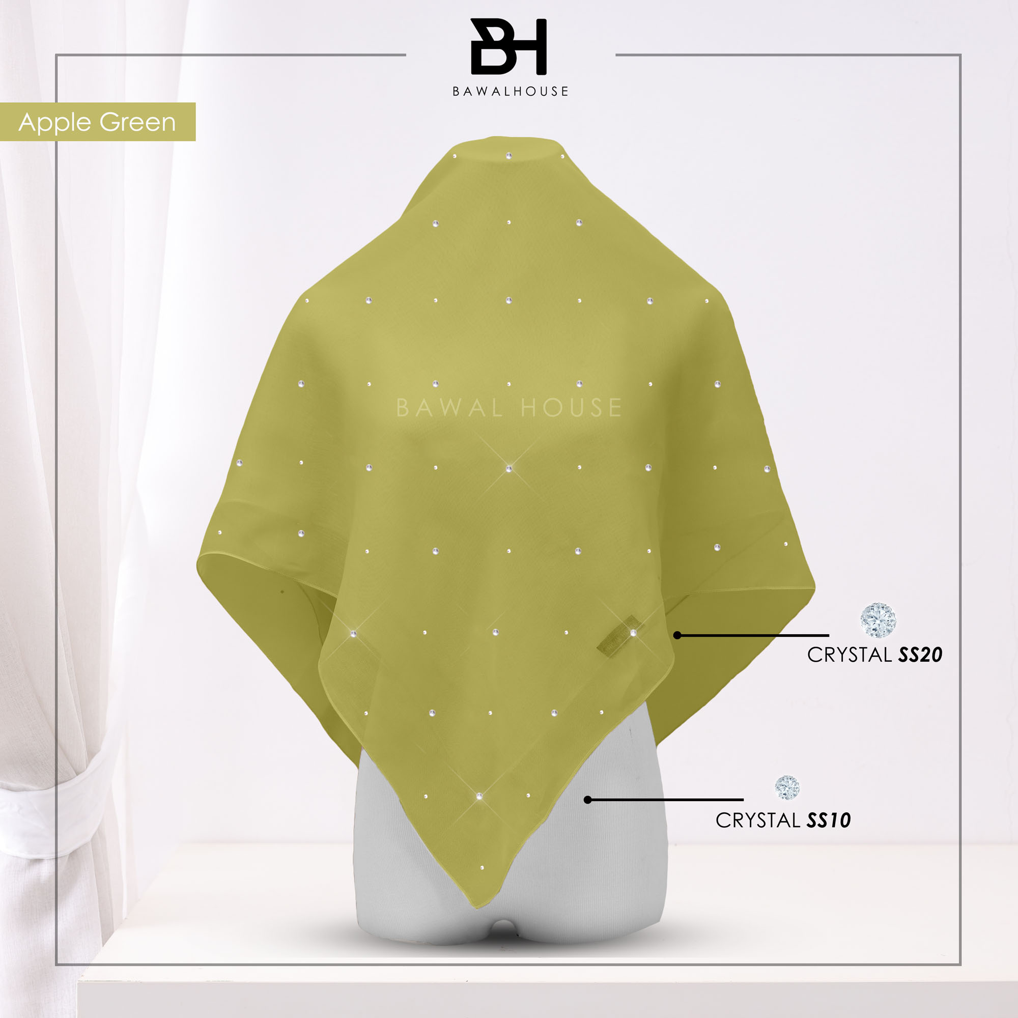 Bawal Mix Clara BH81 (Apple Green)