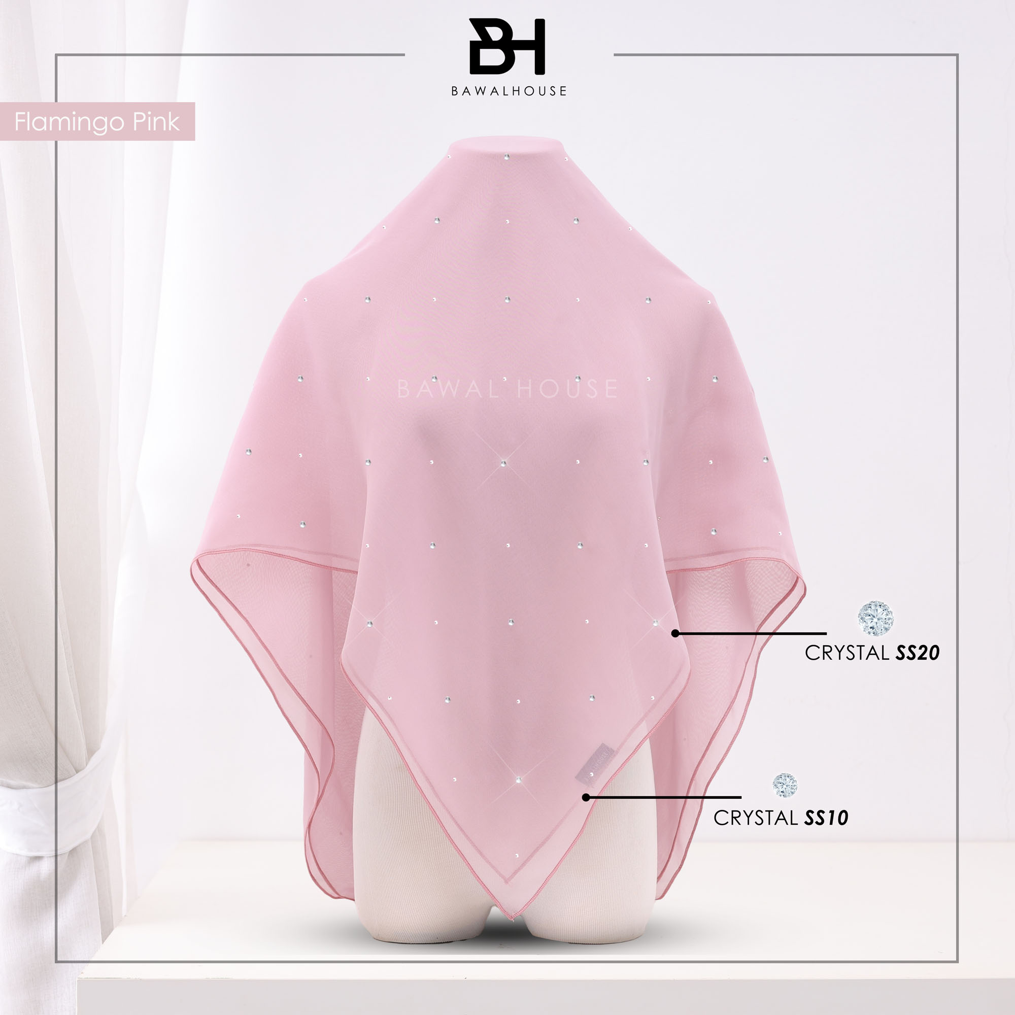 Bawal Mix Clara BH31 (Flamingo Pink)