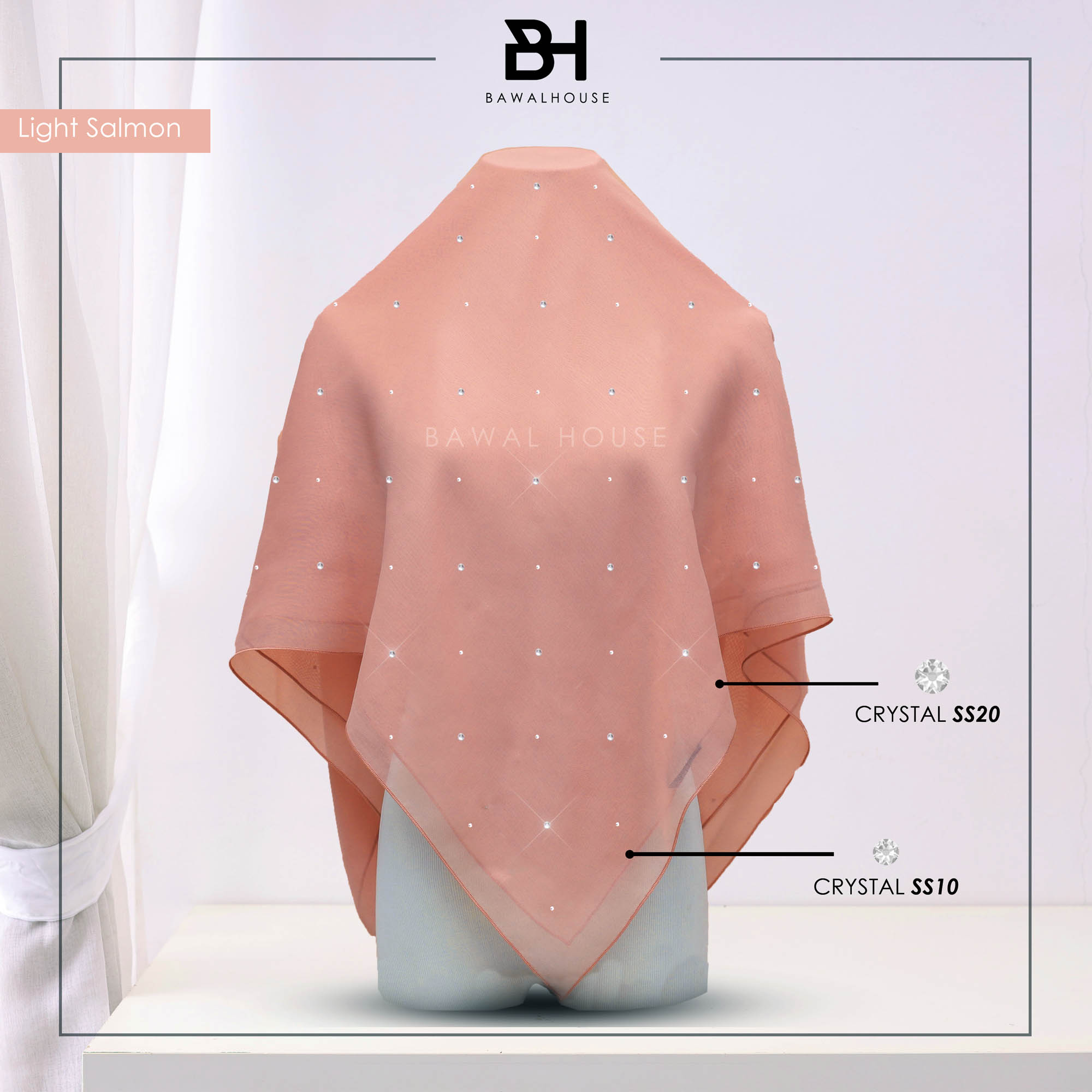 Bawal Mix Clara BH18 (Light Salmon) New!