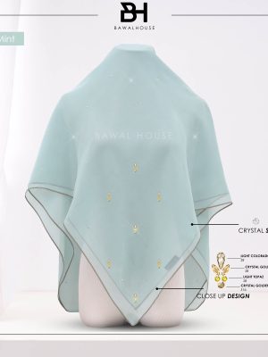 Bawal Zaheera Luxe BH43 (Pastel Mint)