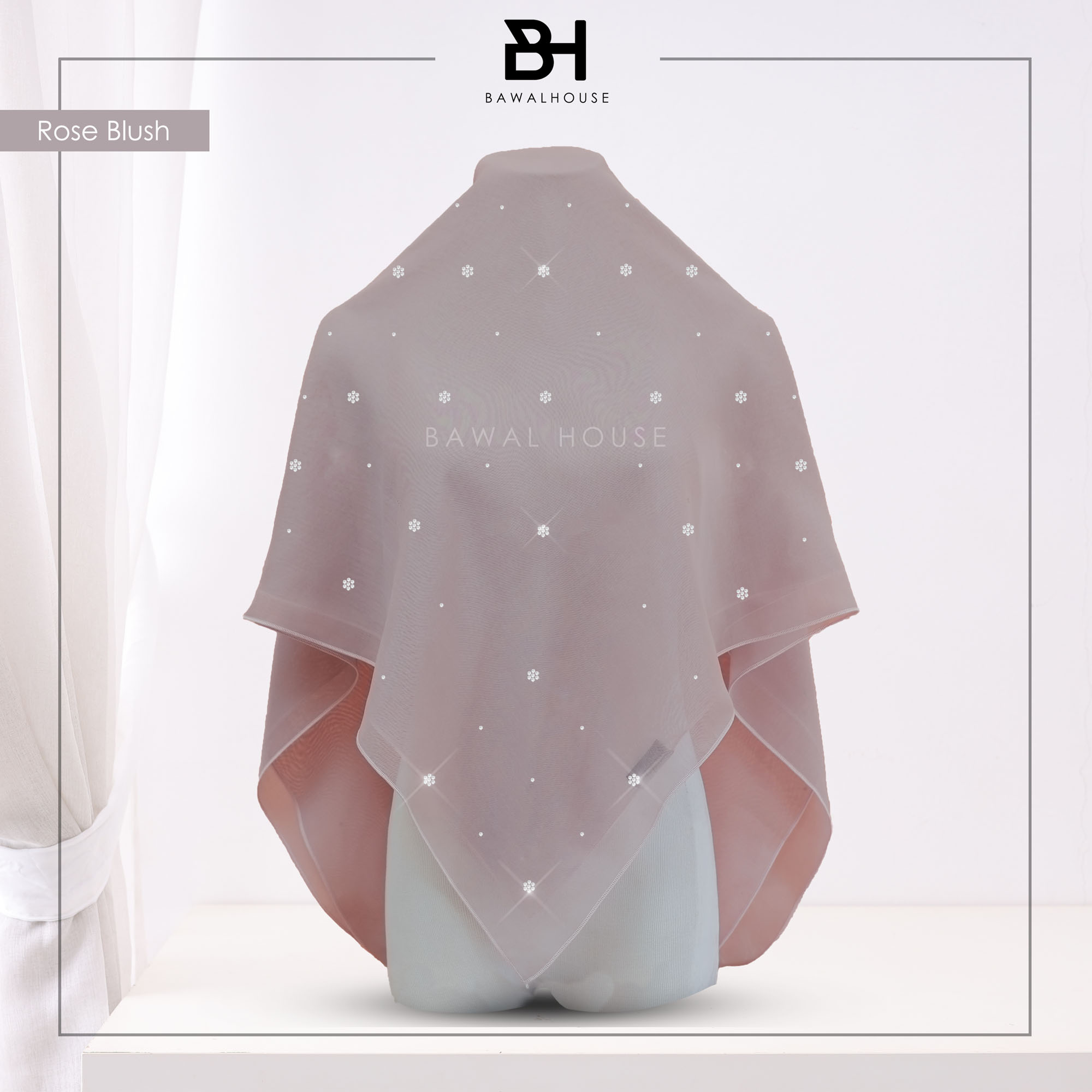 Bawal Mini Rosa BH35 (Rose Blush)