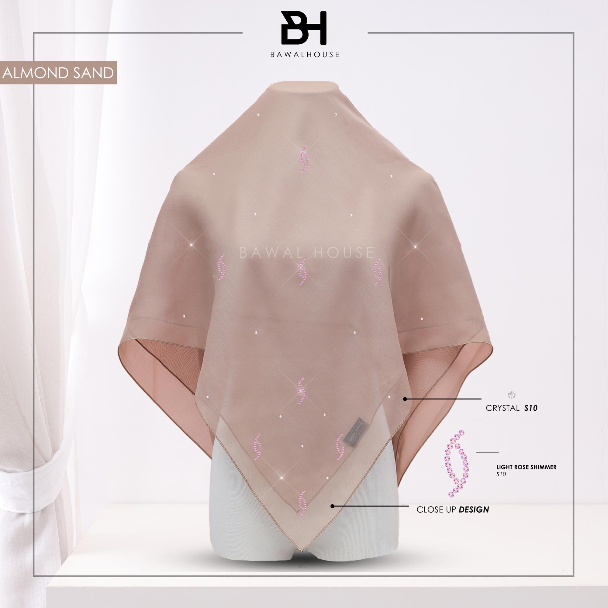 Bawal Dahlia Luxe BH14 (Almond Sand)