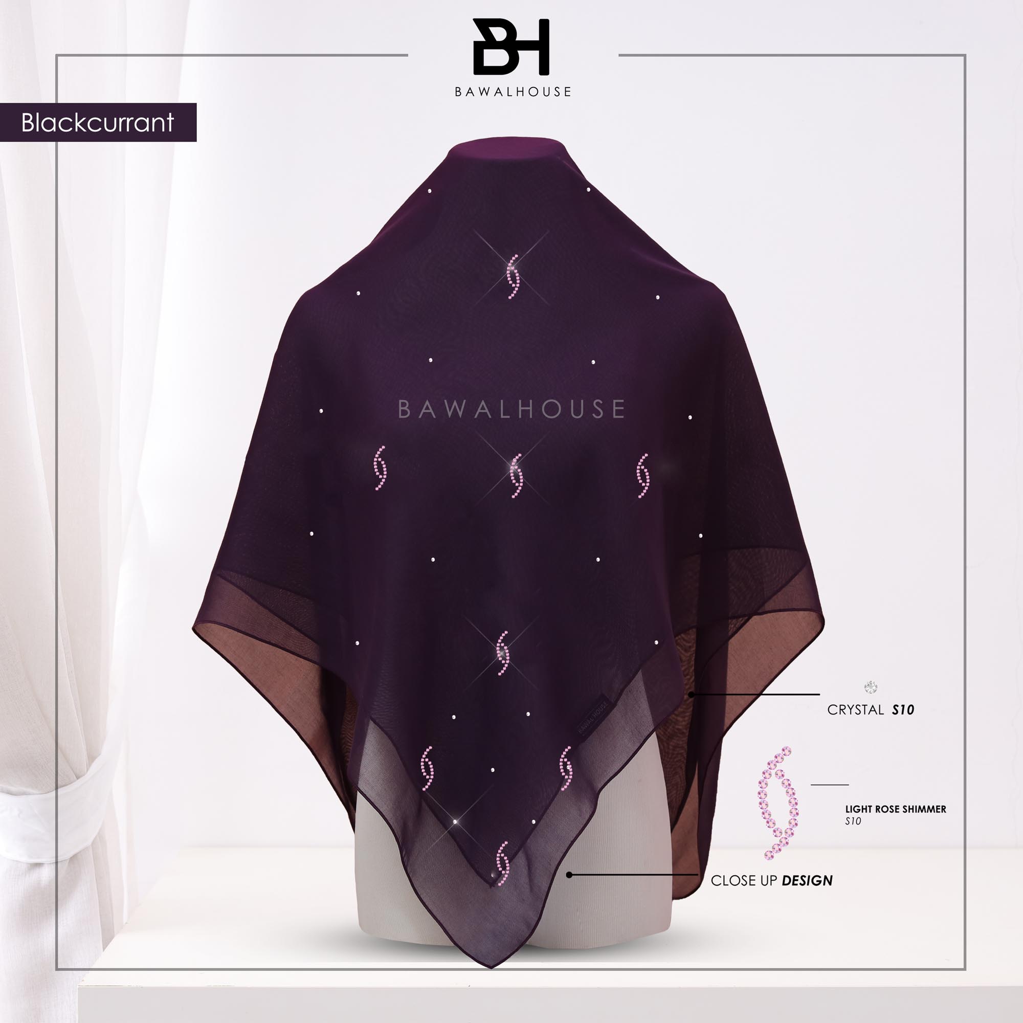Bawal Dahlia Luxe BH36 (Blackcurrant)