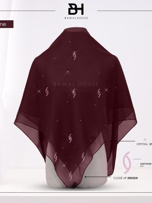 Bawal Dahlia Luxe BH32 (Dark Wine)