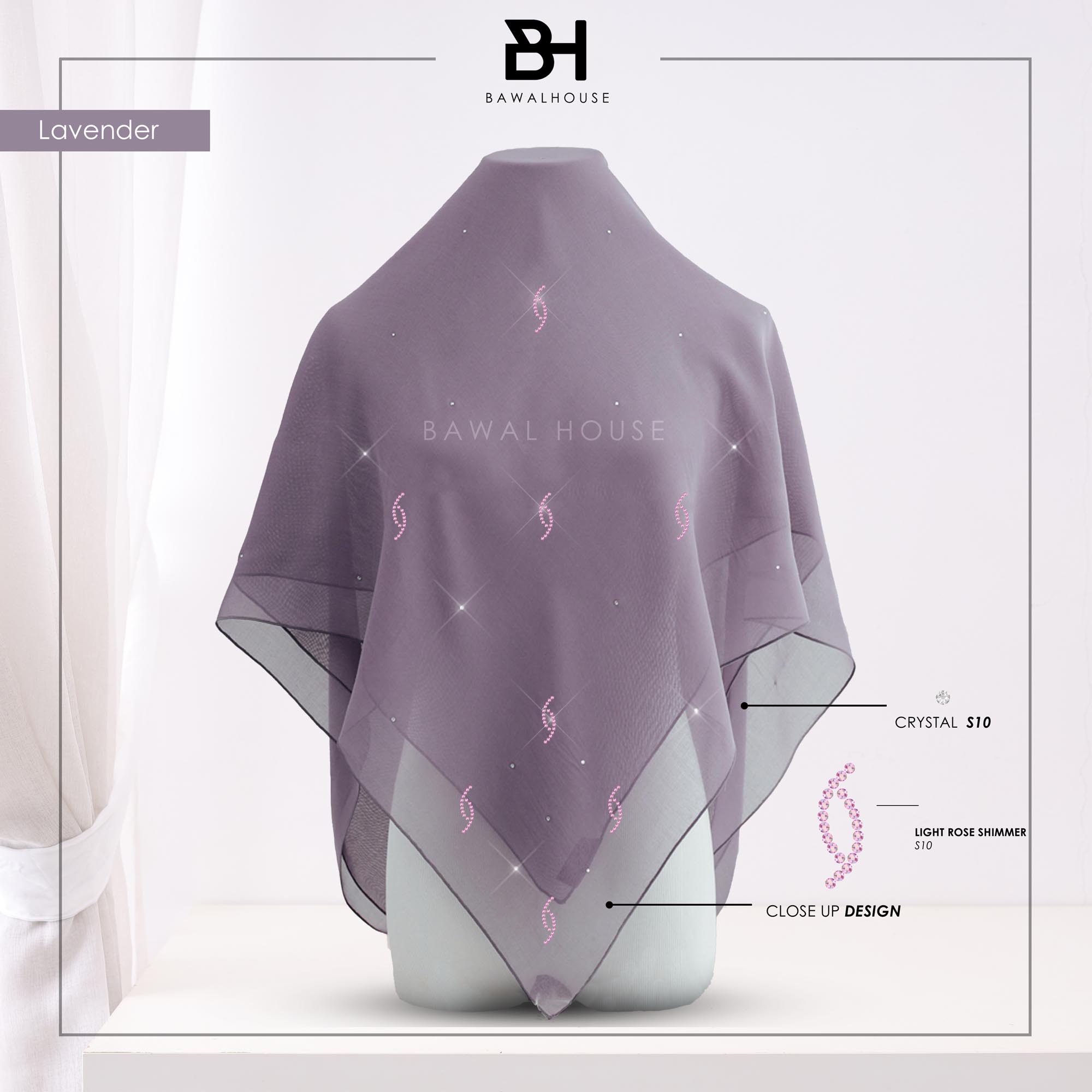 Bawal Dahlia Luxe BH35 (Lavender)