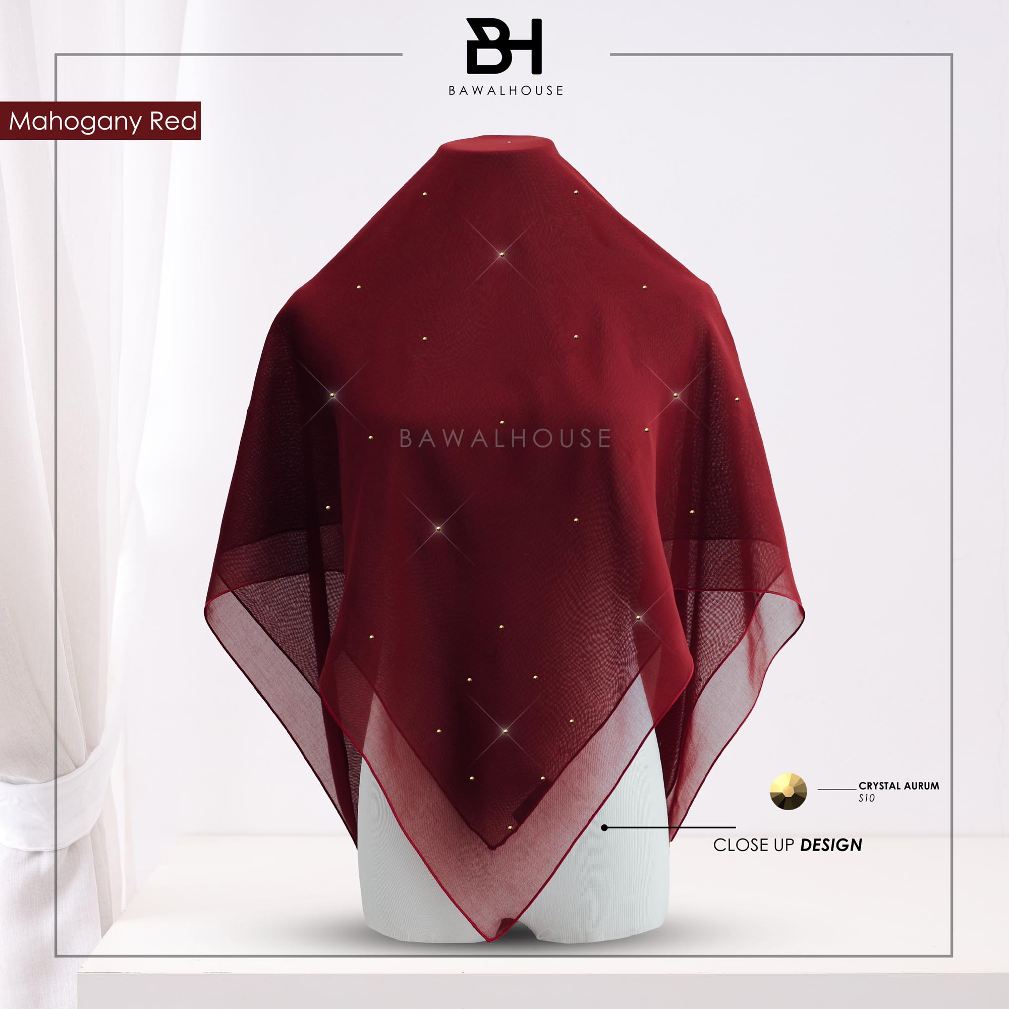 Delia Aurum BH31 (Mahogany Red)