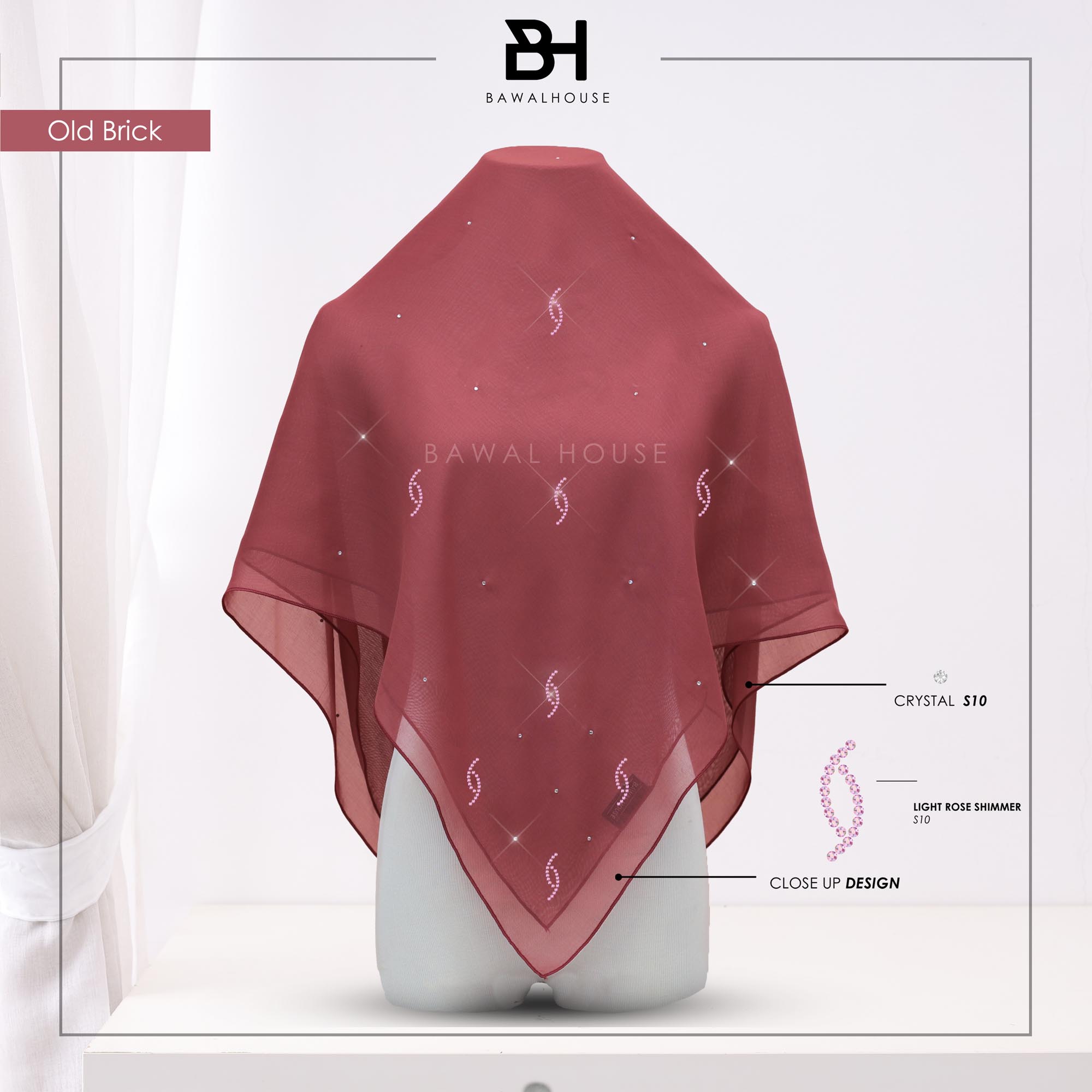 Bawal Dahlia Luxe BH30 (Old Brick)