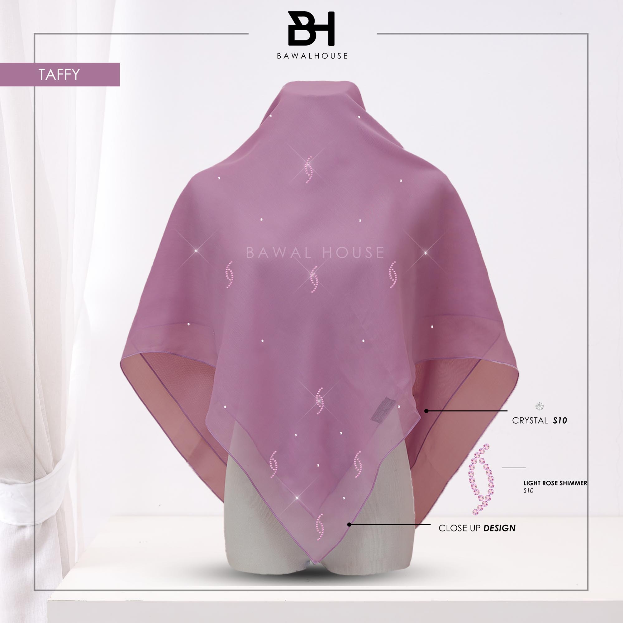 Bawal Dahlia Luxe BH37 (Taffy)