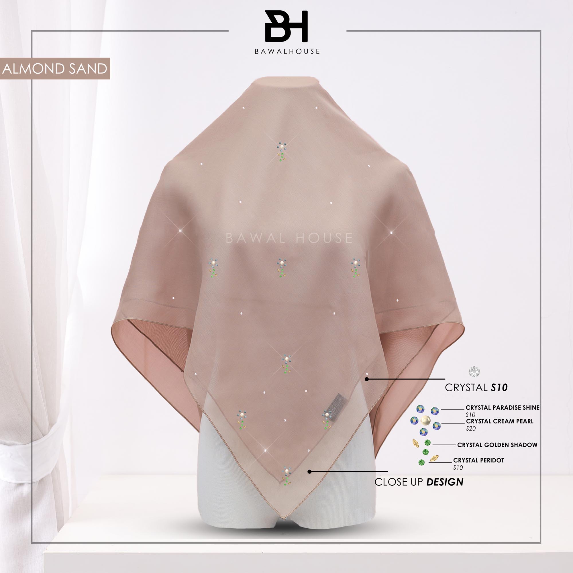 Bawal Rosella Luxe BH14 (Almond Sand)