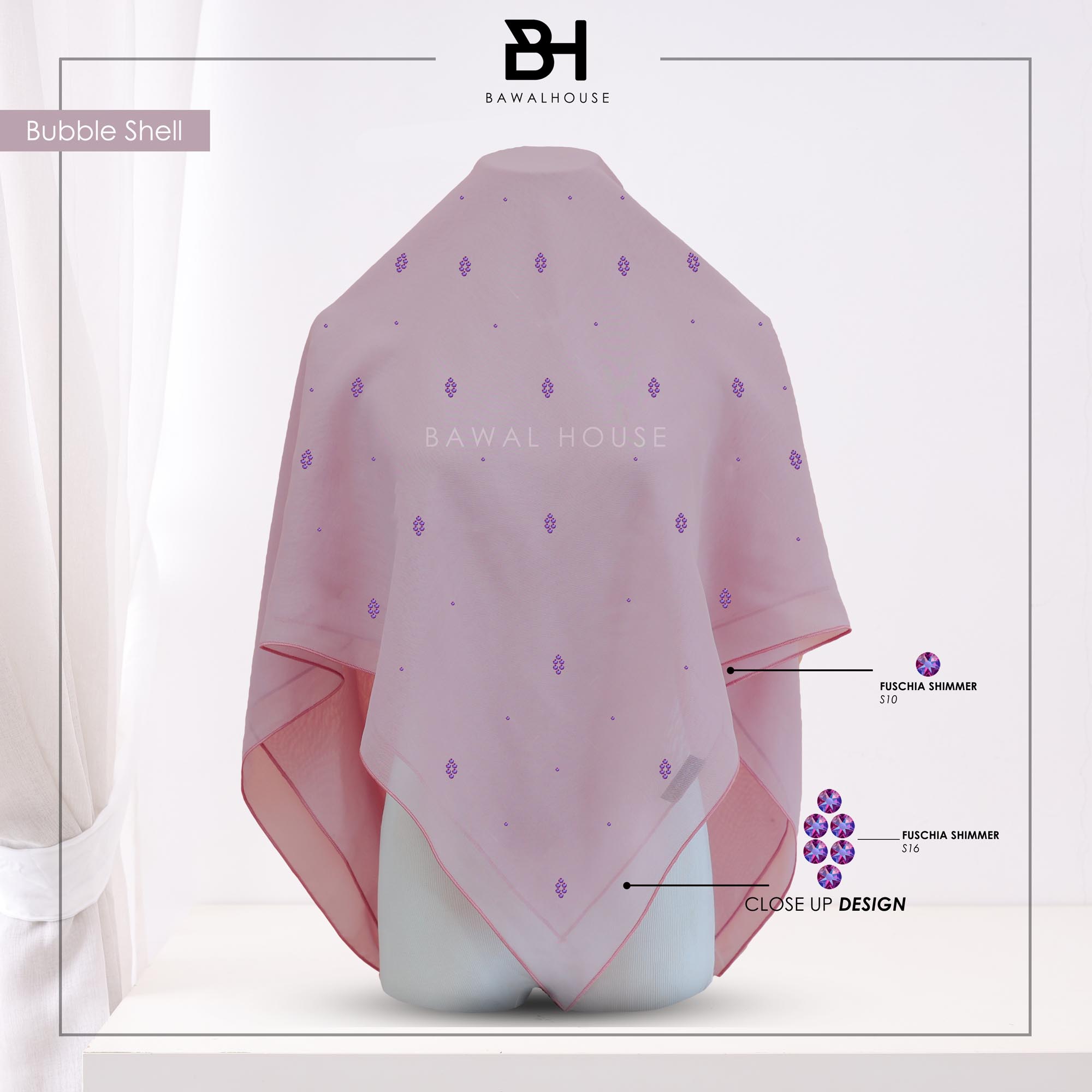 Bawal Nirmala Luxe BH25 (Bubble Shell)
