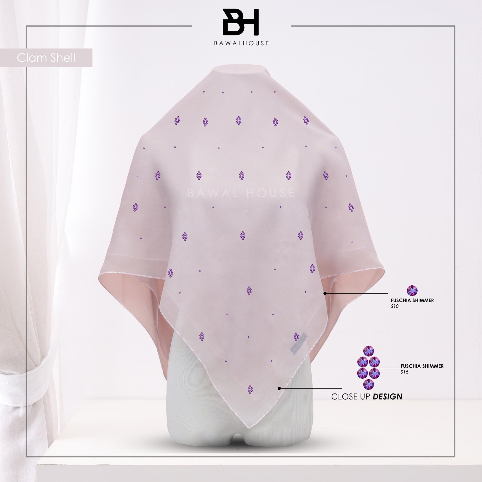 Bawal Nirmala Luxe BH19 (Clam Shell)