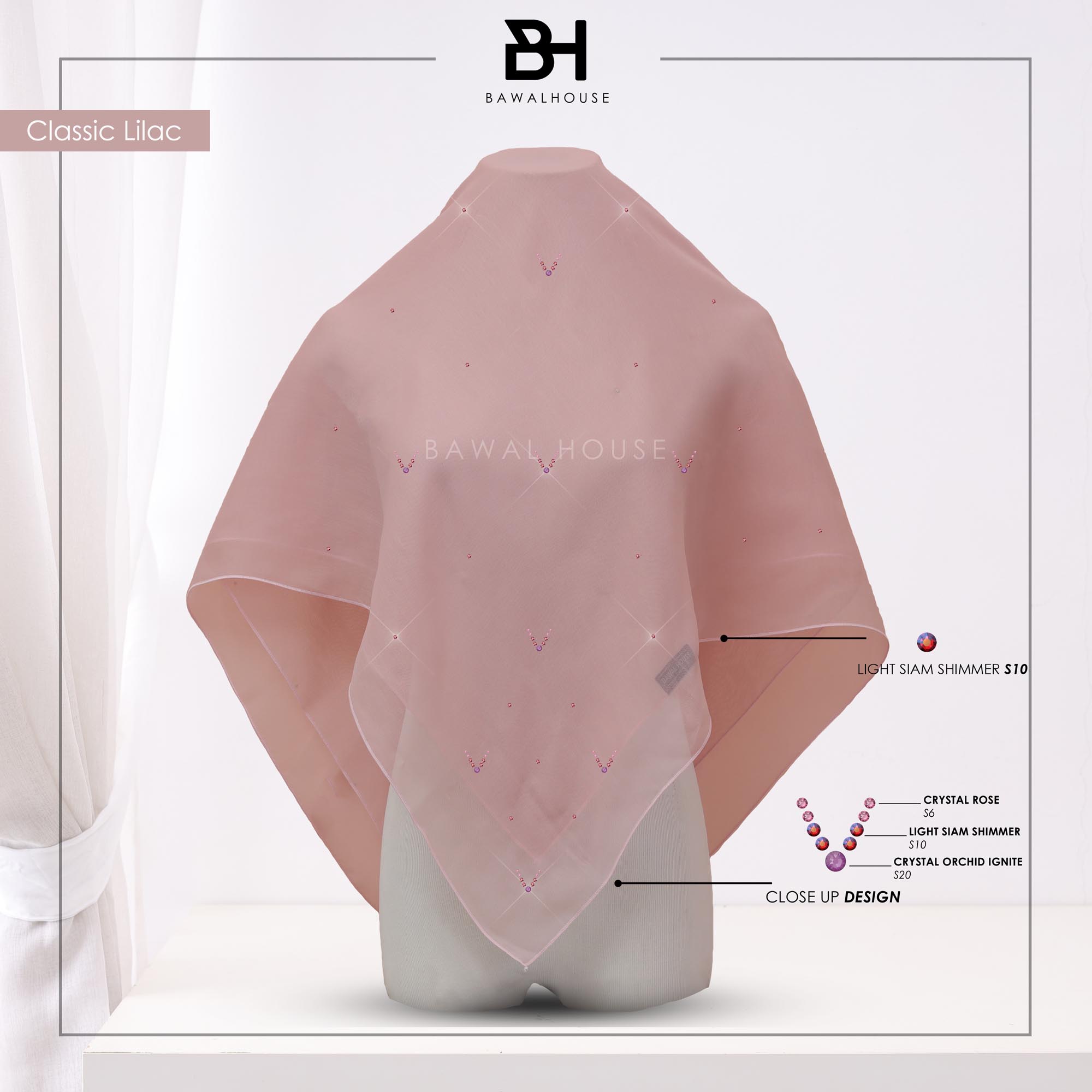 Bawal Safeeya Luxe BH23 (Classic Lilac)