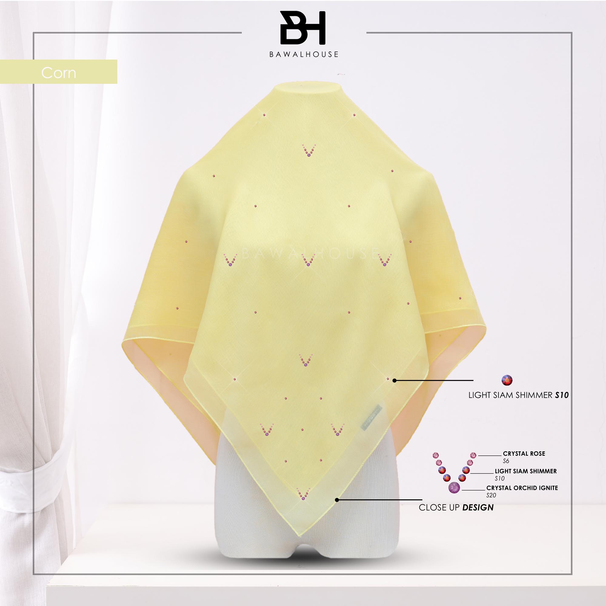 Bawal Safeeya Luxe BH07 (Corn)