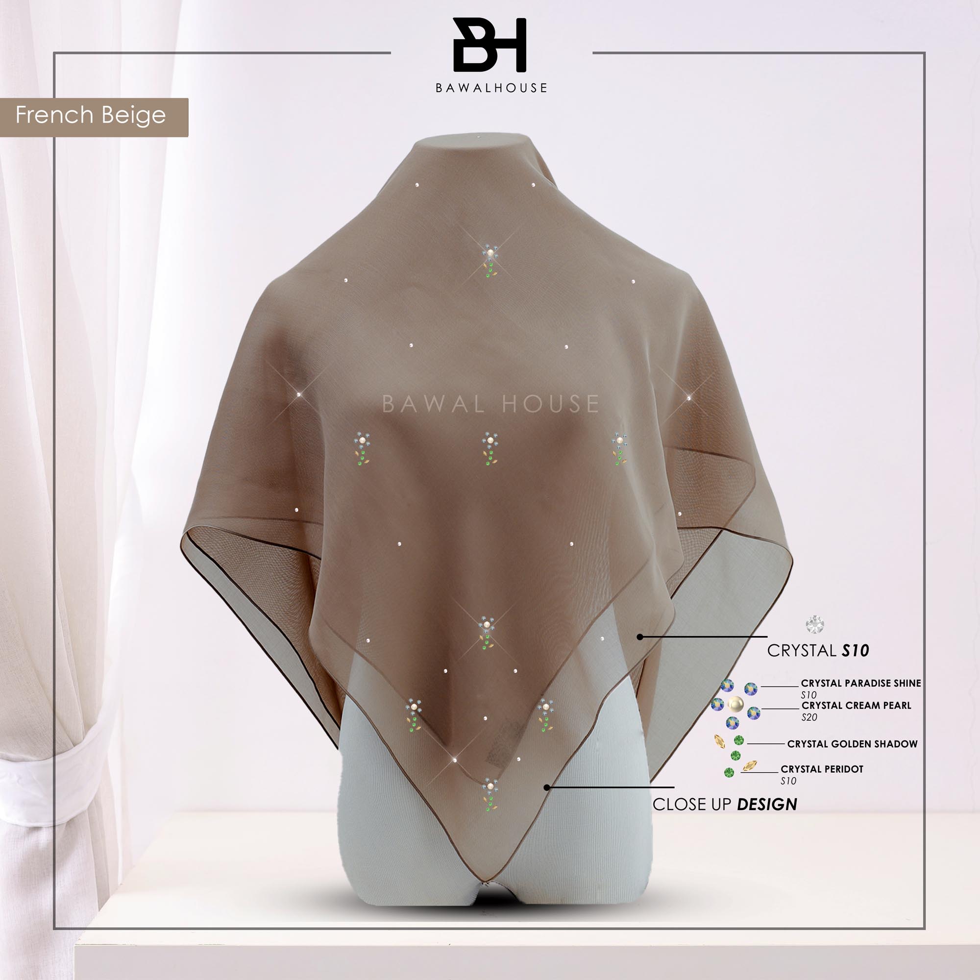 Bawal Rosella Luxe BH60 (French Beige)