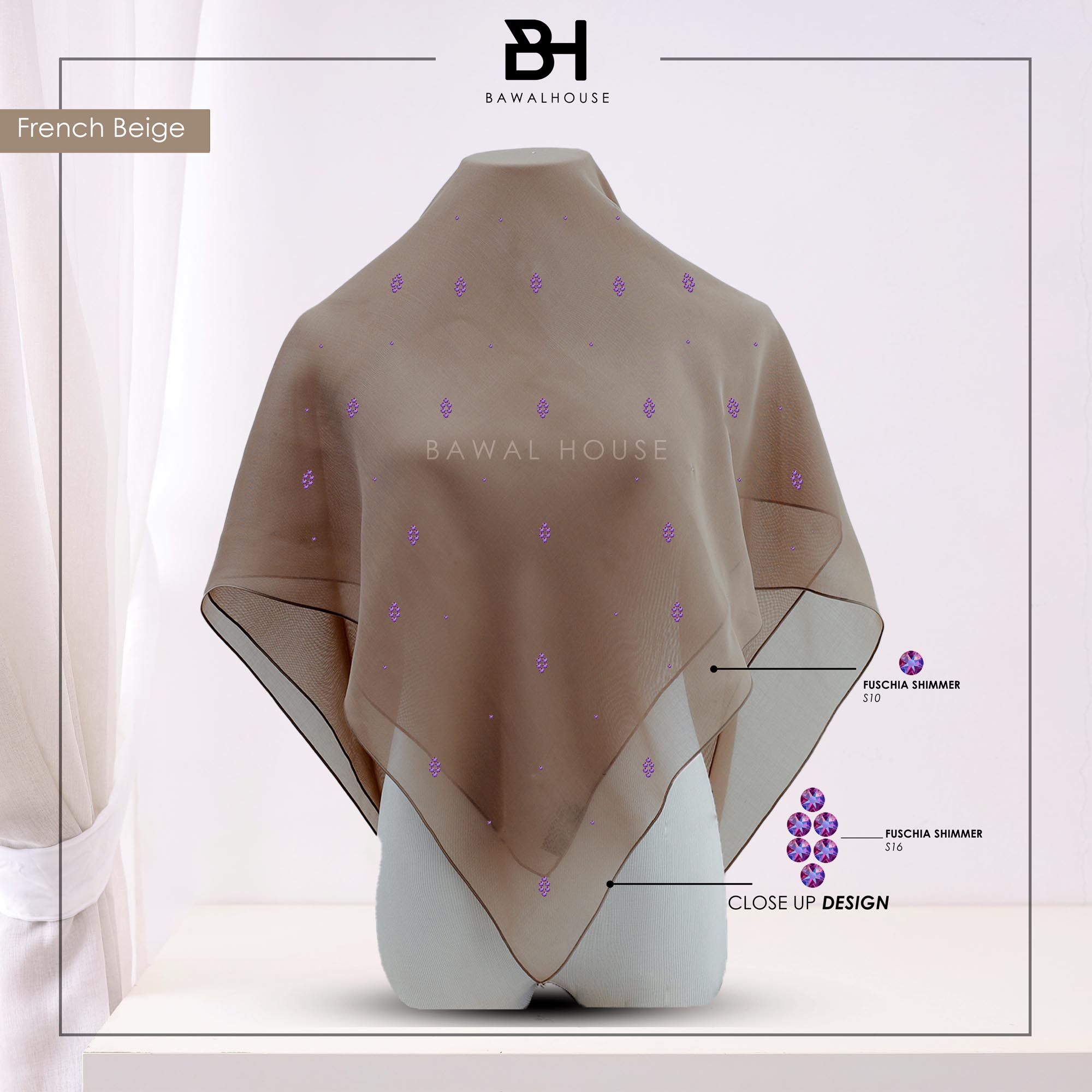 Bawal Nirmala Luxe BH60 (French Beige)