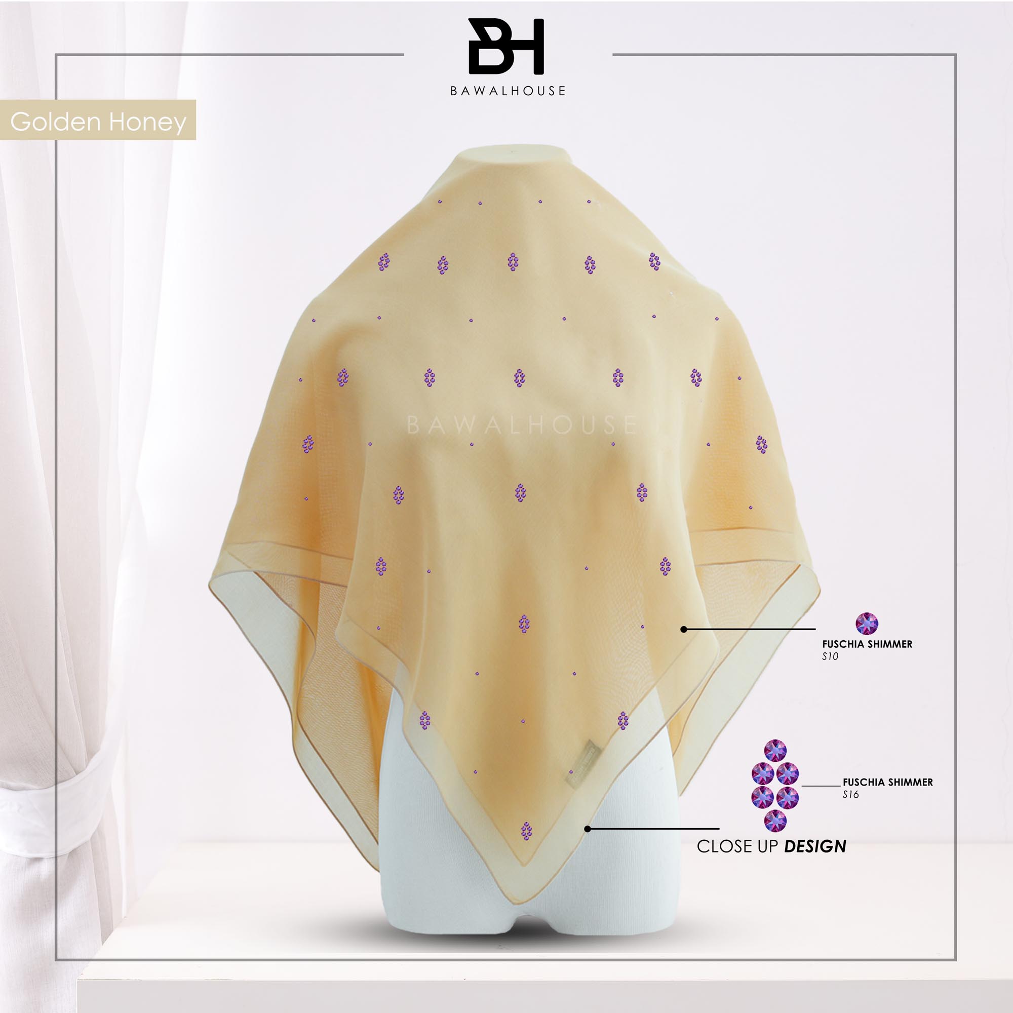 Bawal Nirmala Luxe BH09 (Golden Honey)