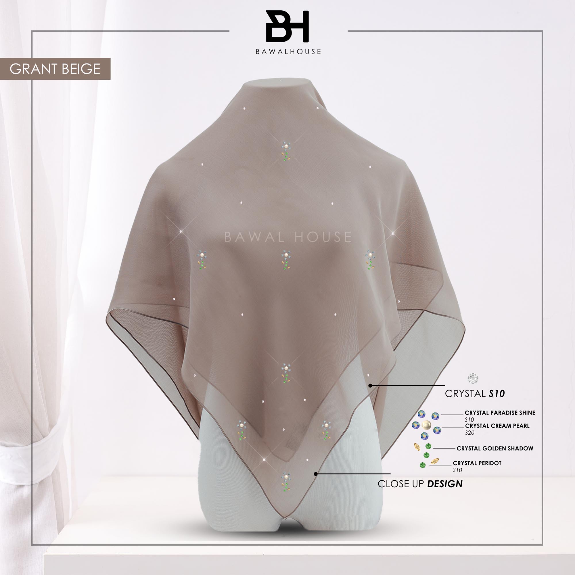 Bawal Rosella Luxe BH15 (Grant Beige)