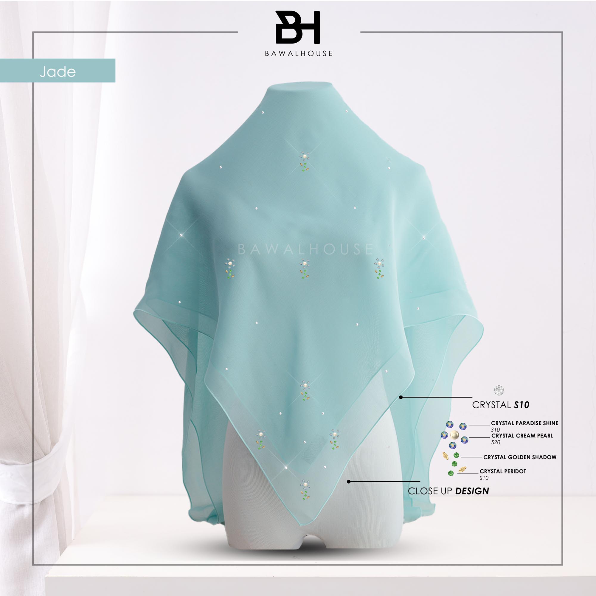 Bawal Rosella Luxe BH44 (Jade)