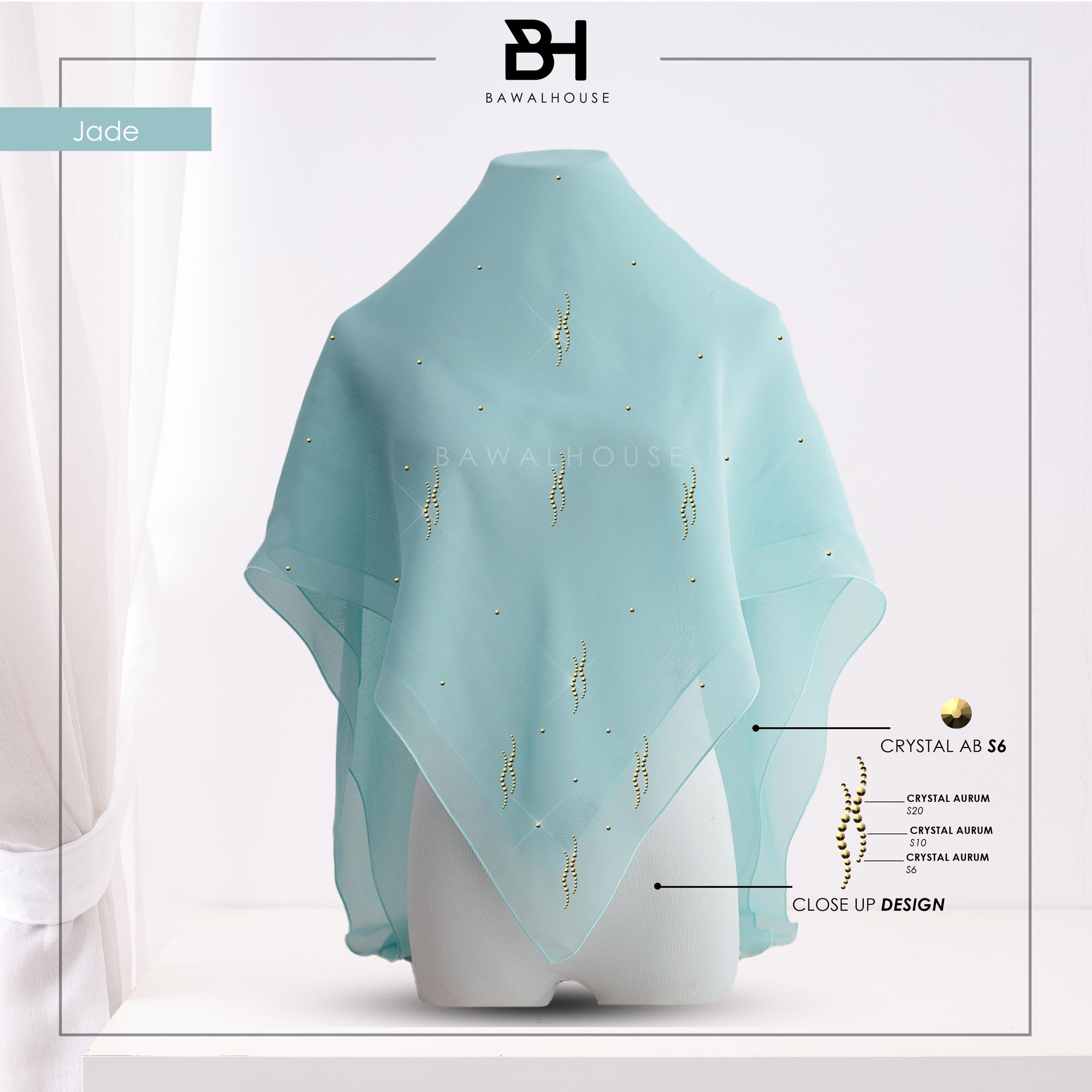 Bawal Dayang Luxe BH44 (Jade)