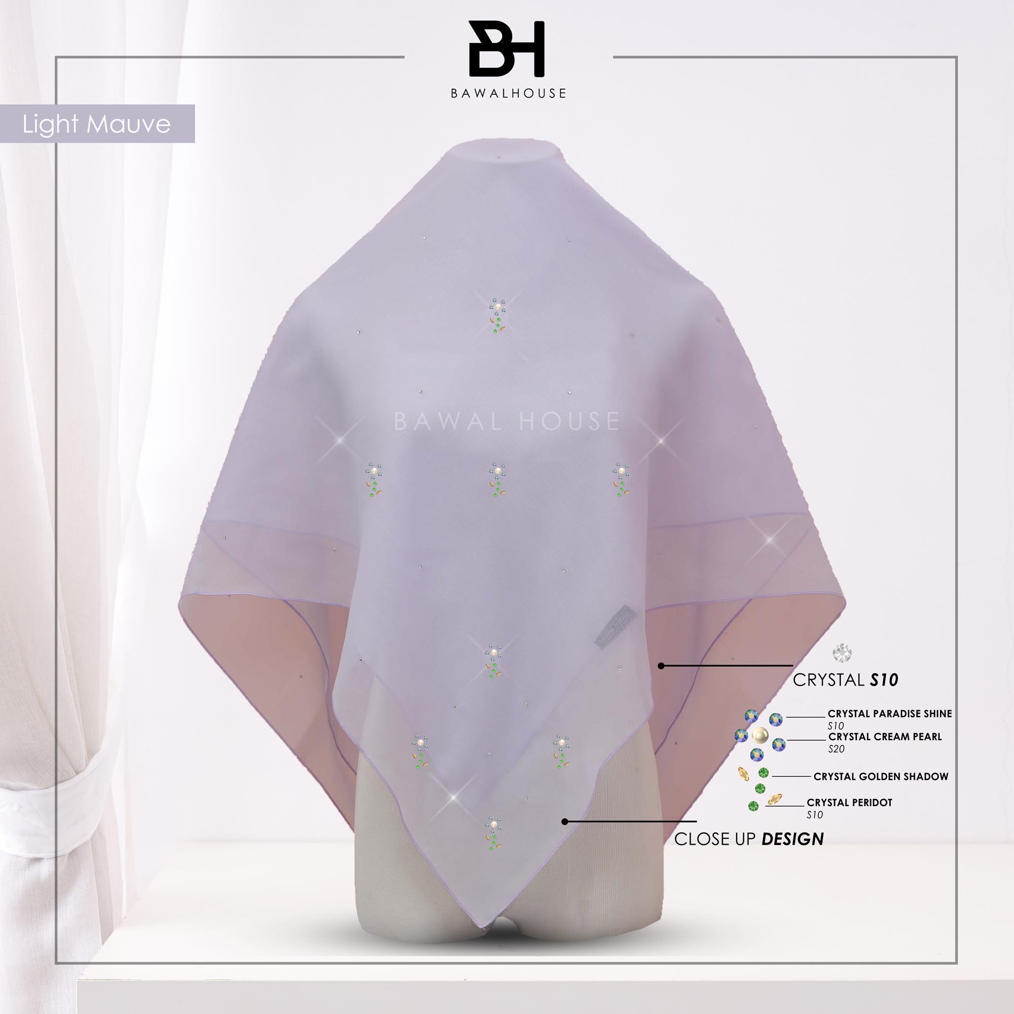 Bawal Rosella Luxe BH33 (Light Mauve)