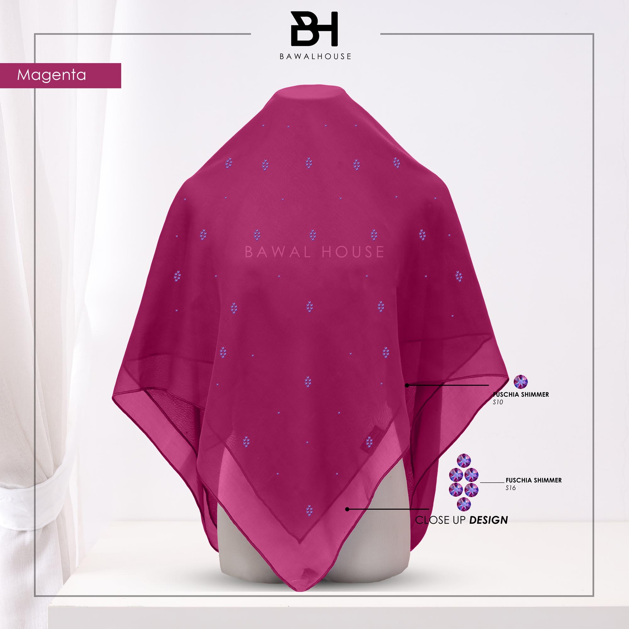 Bawal Nirmala Luxe BH29 (Magenta)