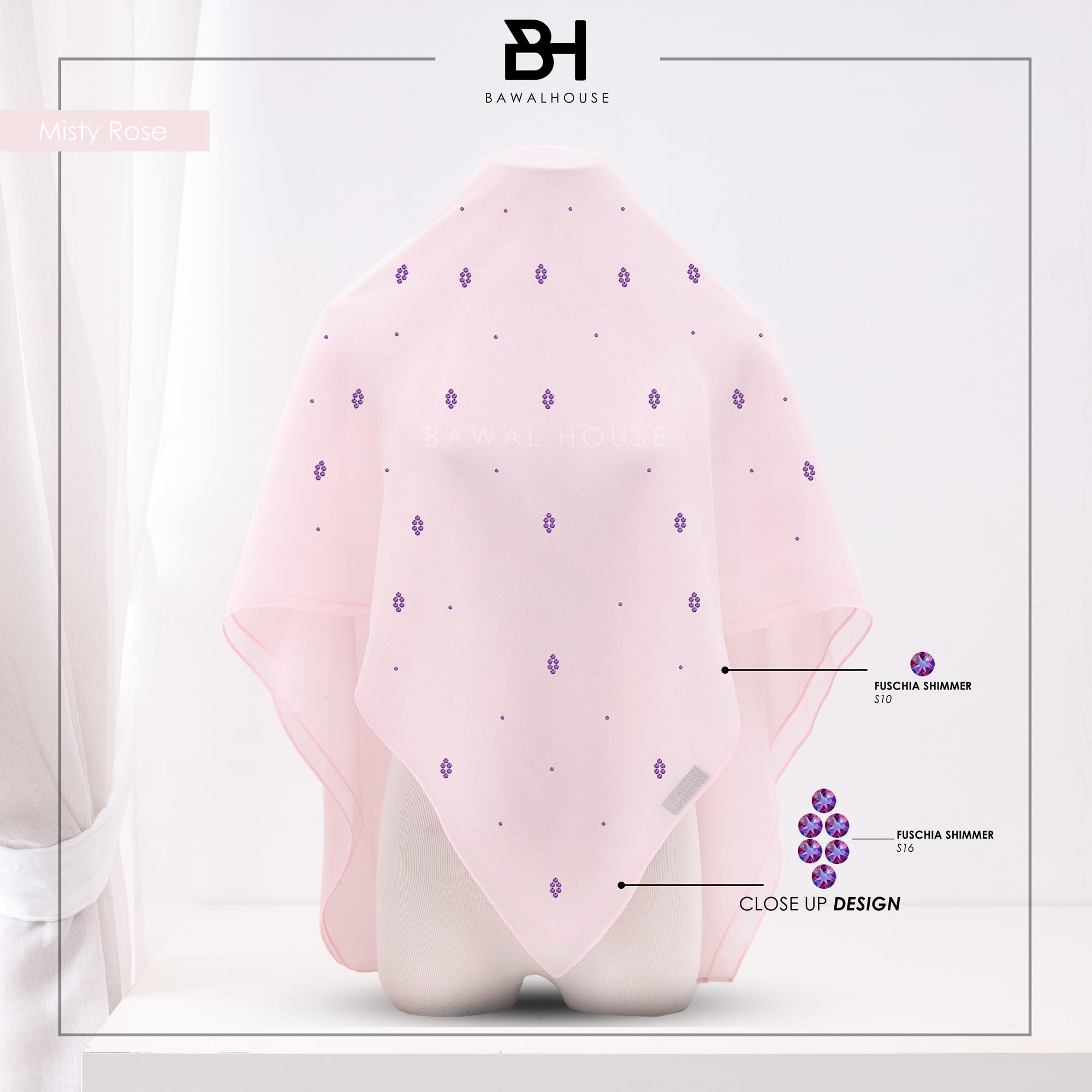 Bawal Nirmala Luxe BH20 (Misty Rose)