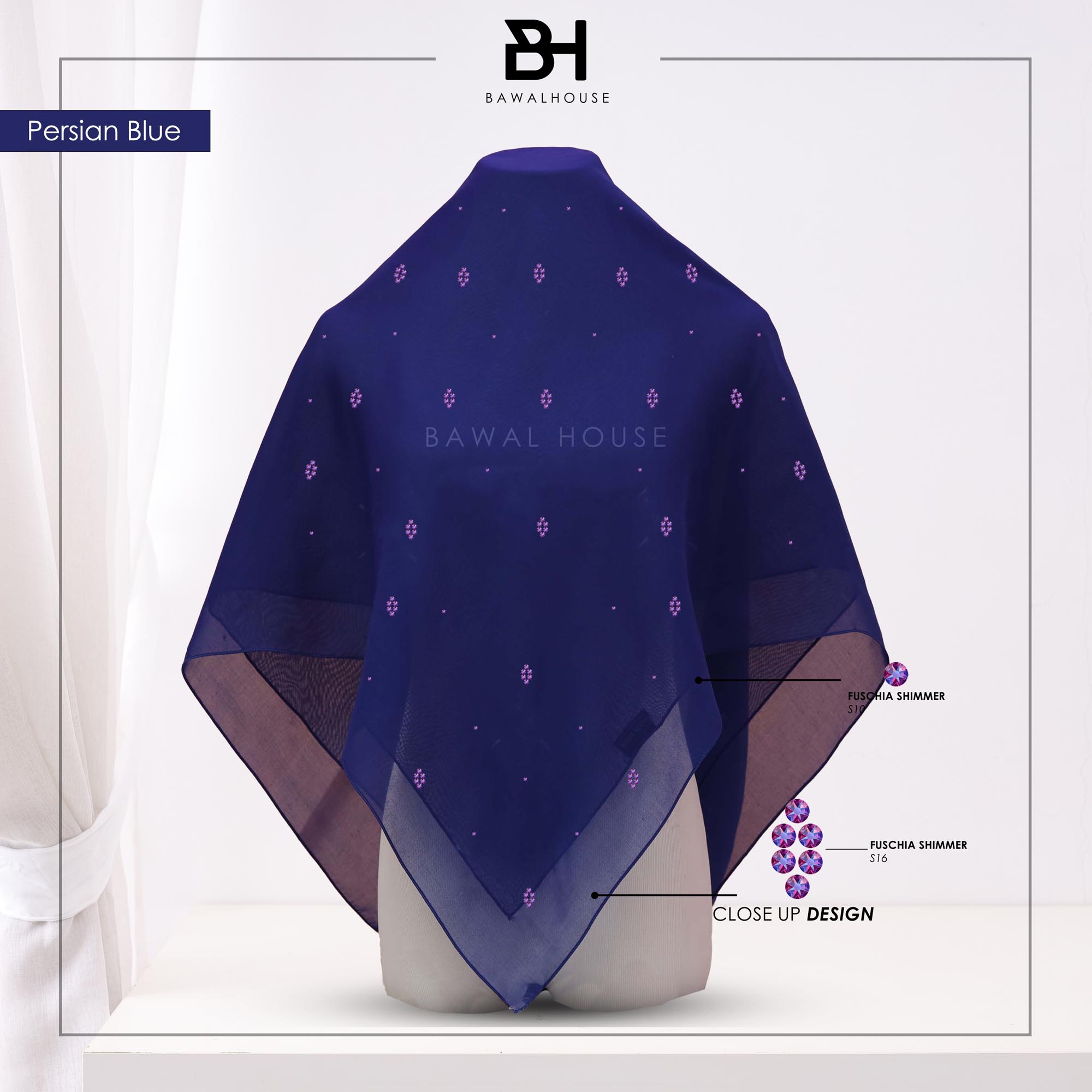 Bawal Nirmala Luxe BH41 (Persian Blue)