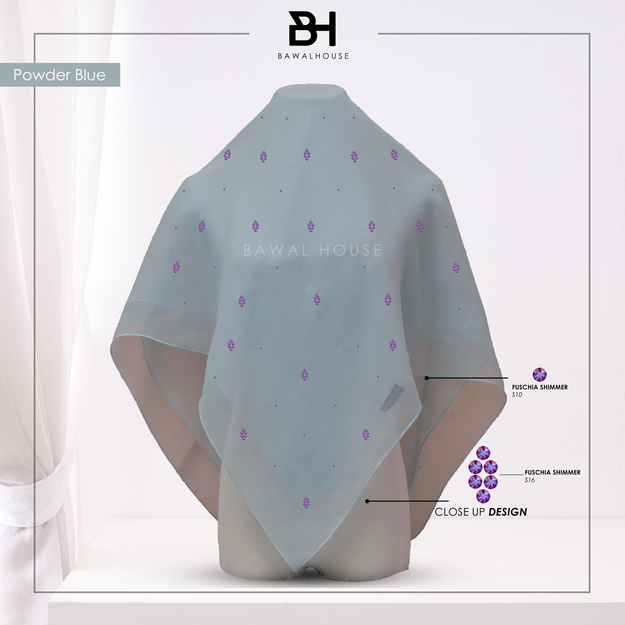 Bawal Nirmala Luxe BH45 (Powder Blue)