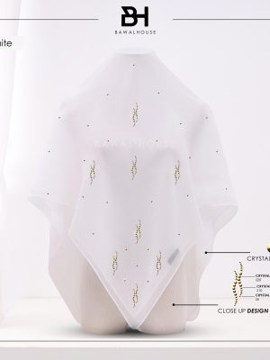 Bawal Dayang Luxe BH02 (Pure White)