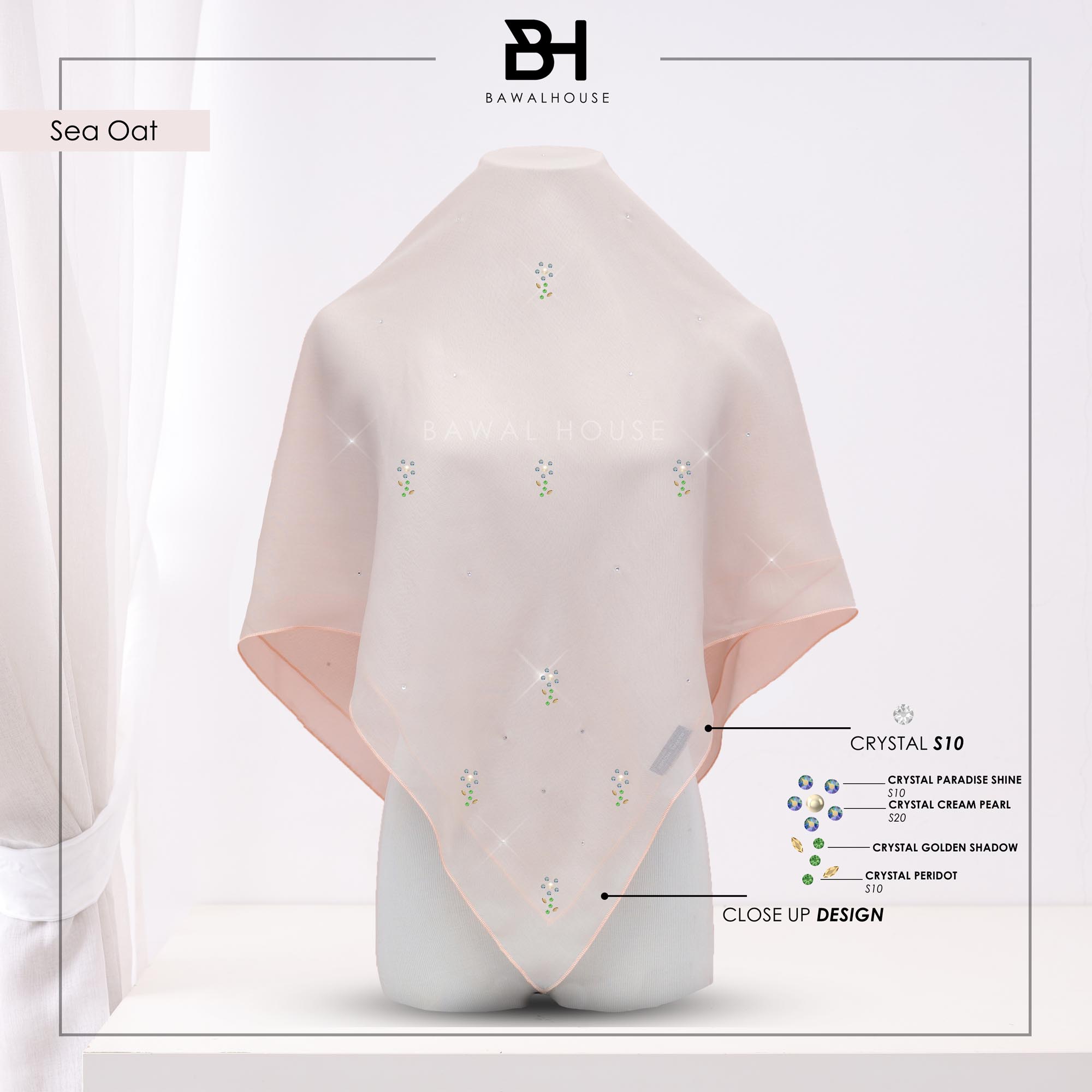 Bawal Rosella Luxe BH16 (Sea Oat)