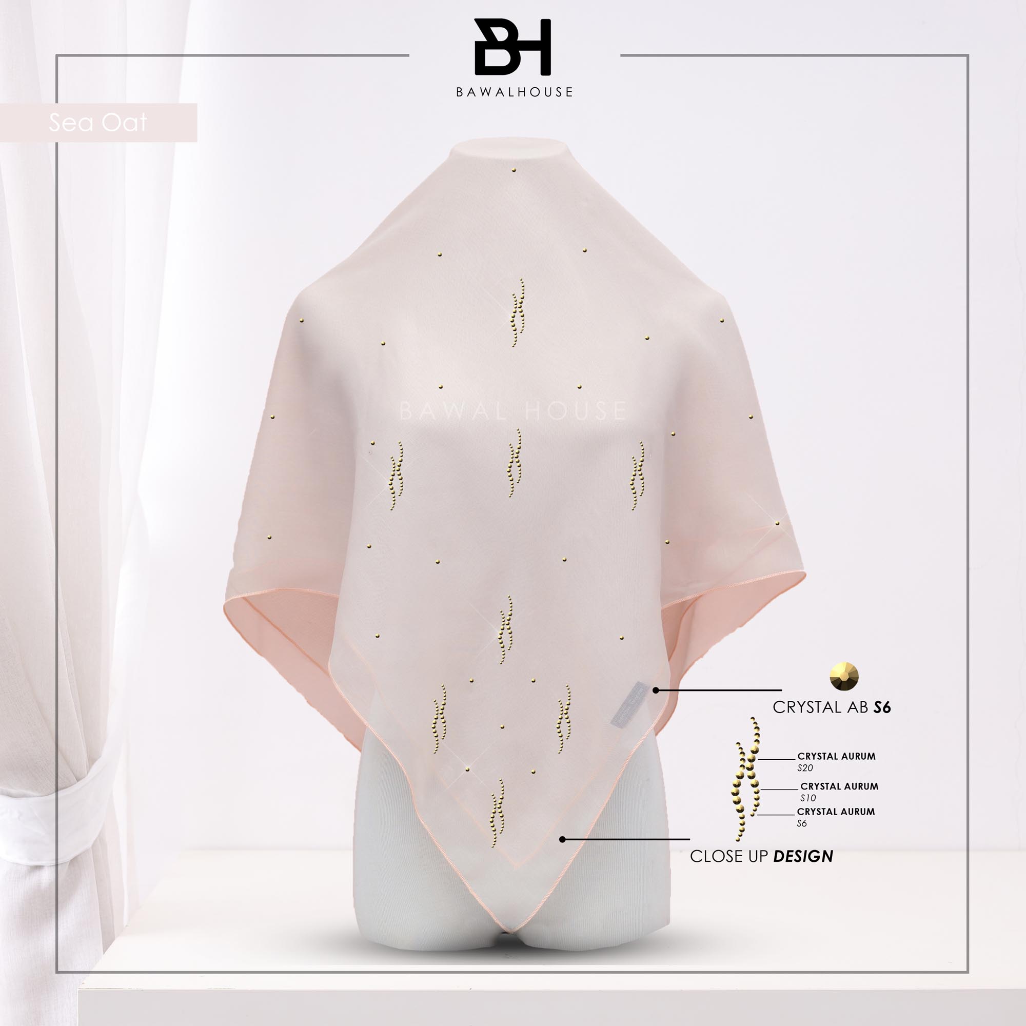 Bawal Dayang Luxe BH16 (Sea Oat)