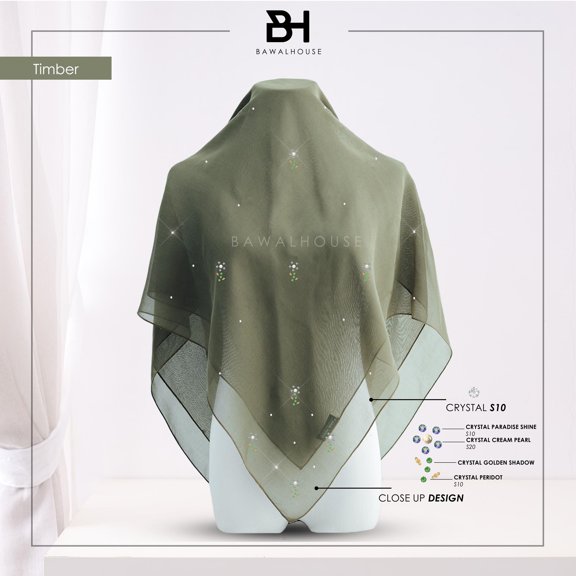 Bawal Rosella Luxe BH50 (Timber)