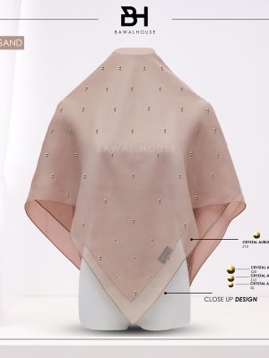 Bawal Mutiara Raindrop Luxe BH14 (Almond Sand)
